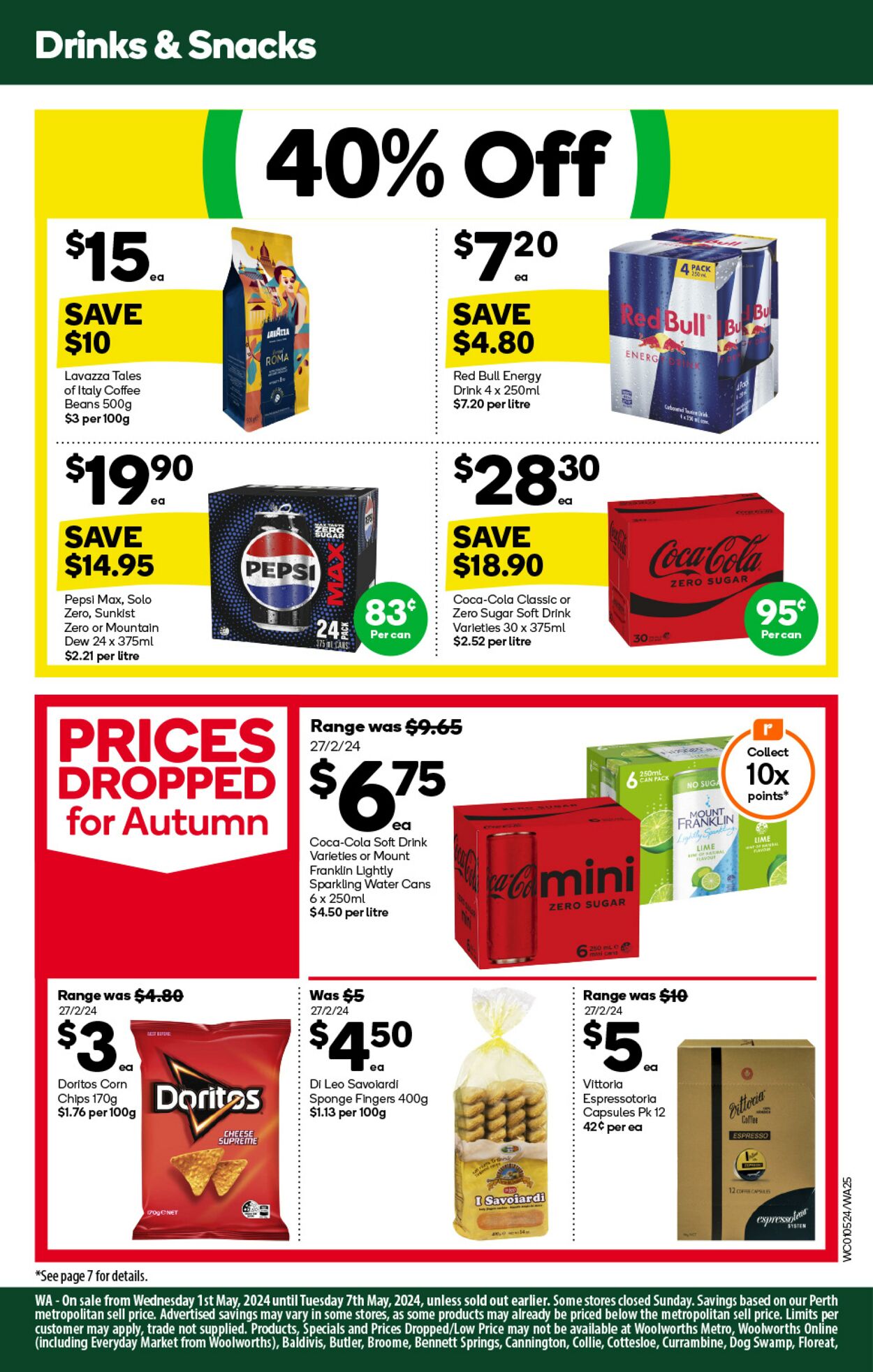 Catalogue Woolworths 01.05.2024 - 07.05.2024