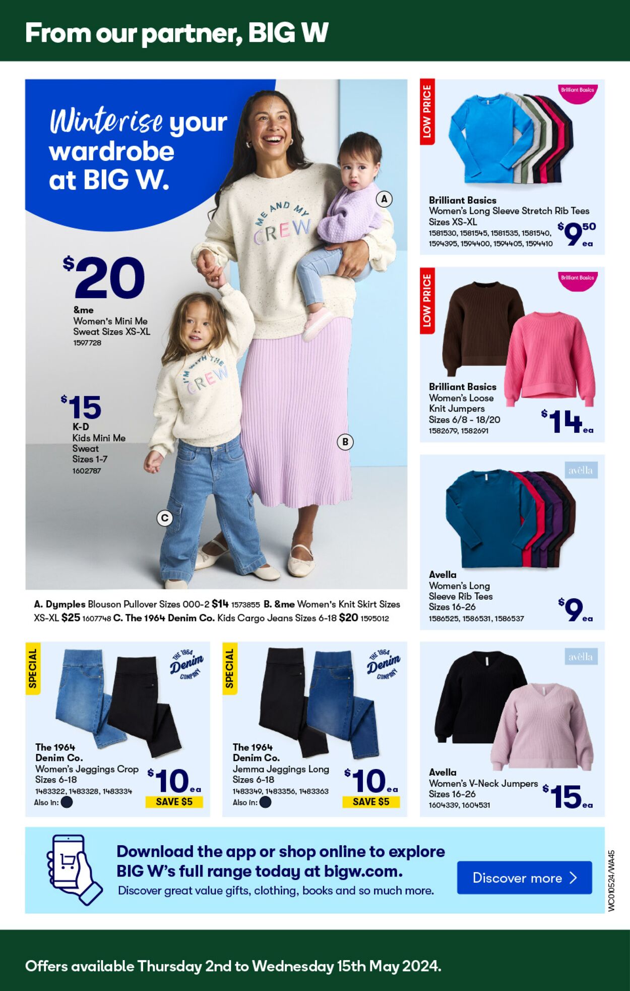 Catalogue Woolworths 01.05.2024 - 07.05.2024