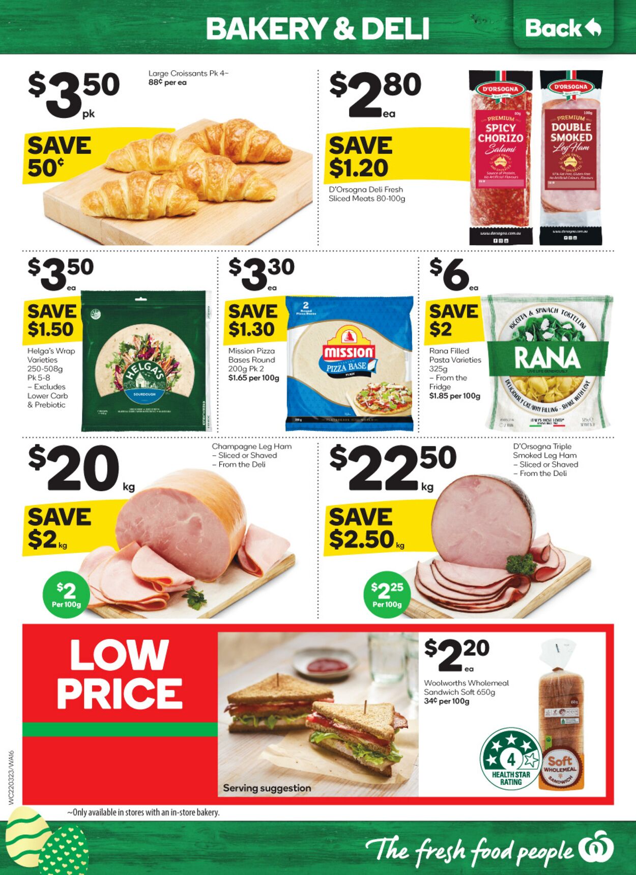 Catalogue Woolworths 22.03.2023 - 28.03.2023