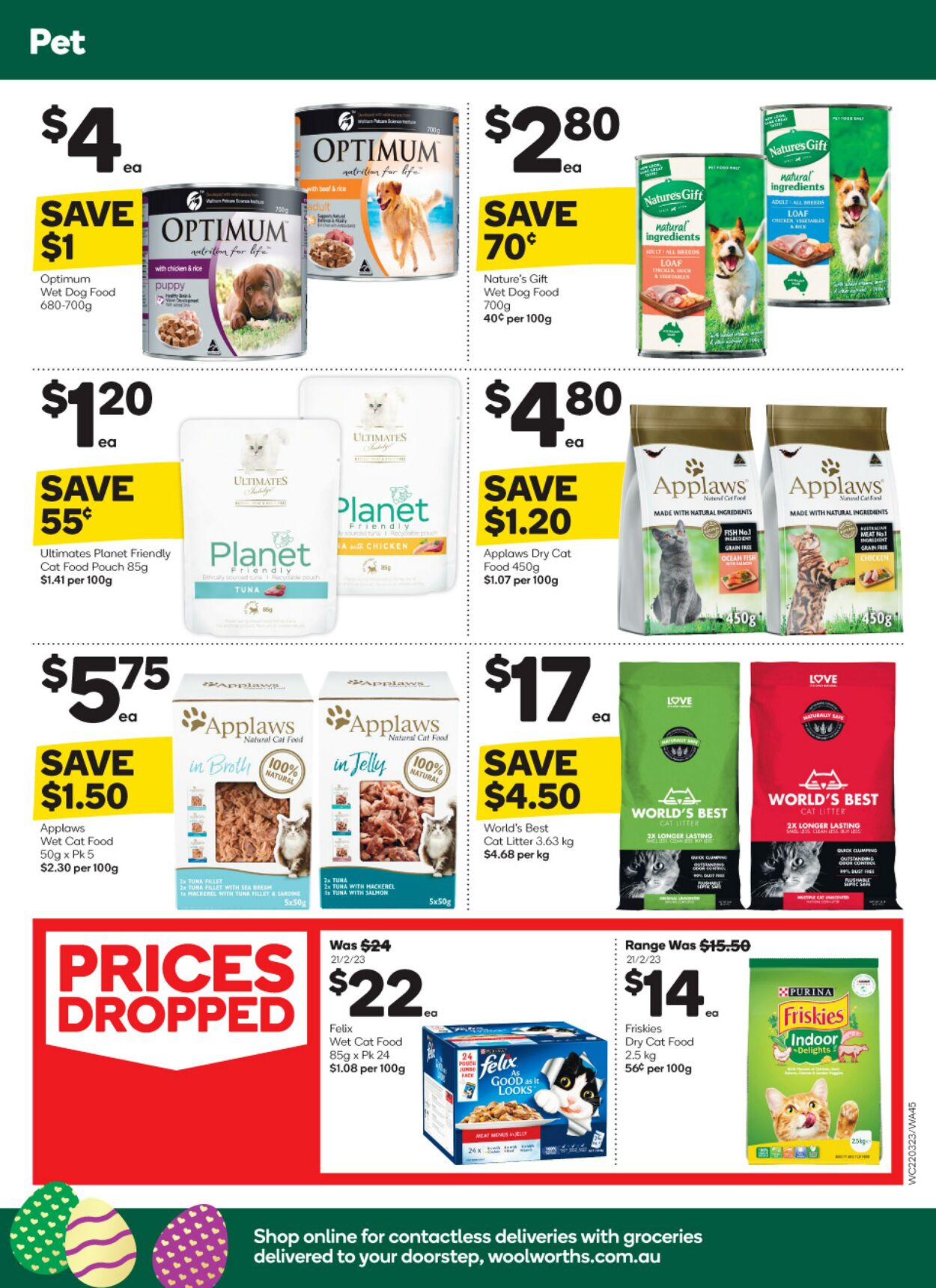 Catalogue Woolworths 22.03.2023 - 28.03.2023