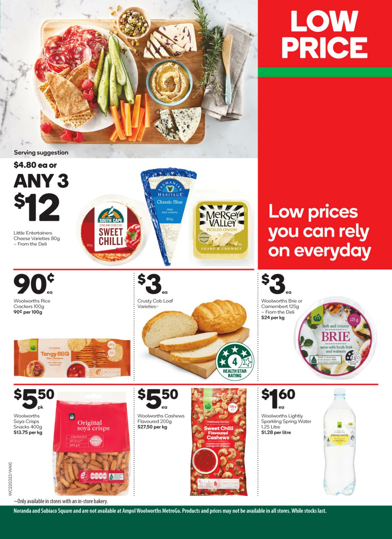 Catalogue Woolworths 22.03.2023 - 28.03.2023