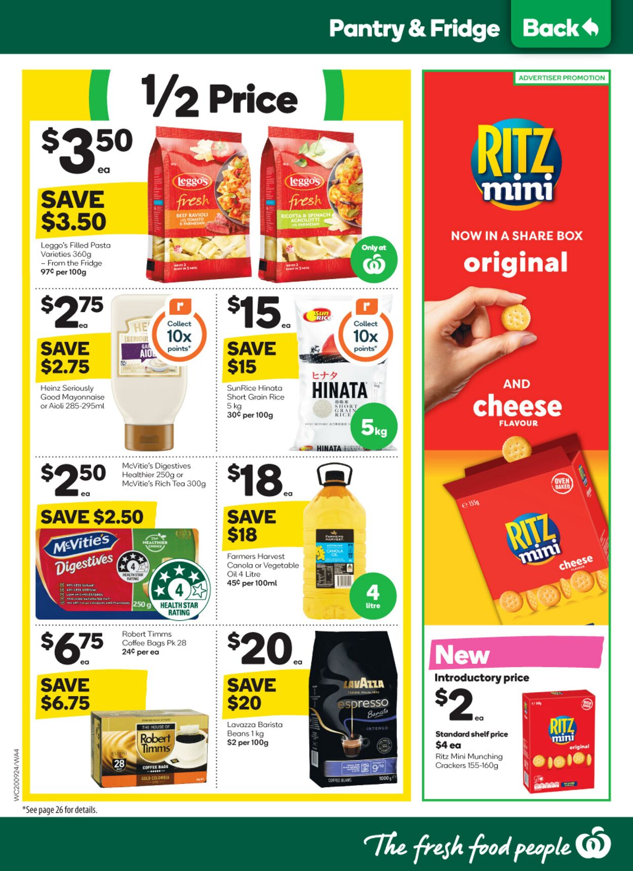 Catalogue Woolworths 20.09.2023 - 26.09.2023