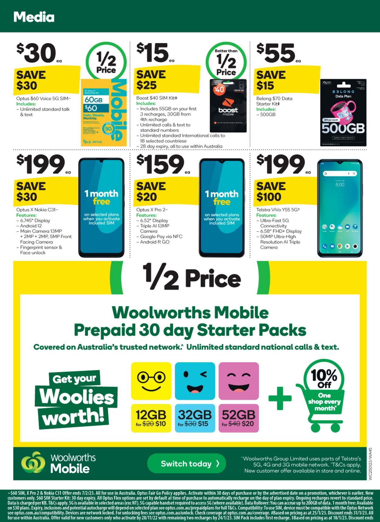 Catalogue Woolworths 25.01.2023 - 31.01.2023