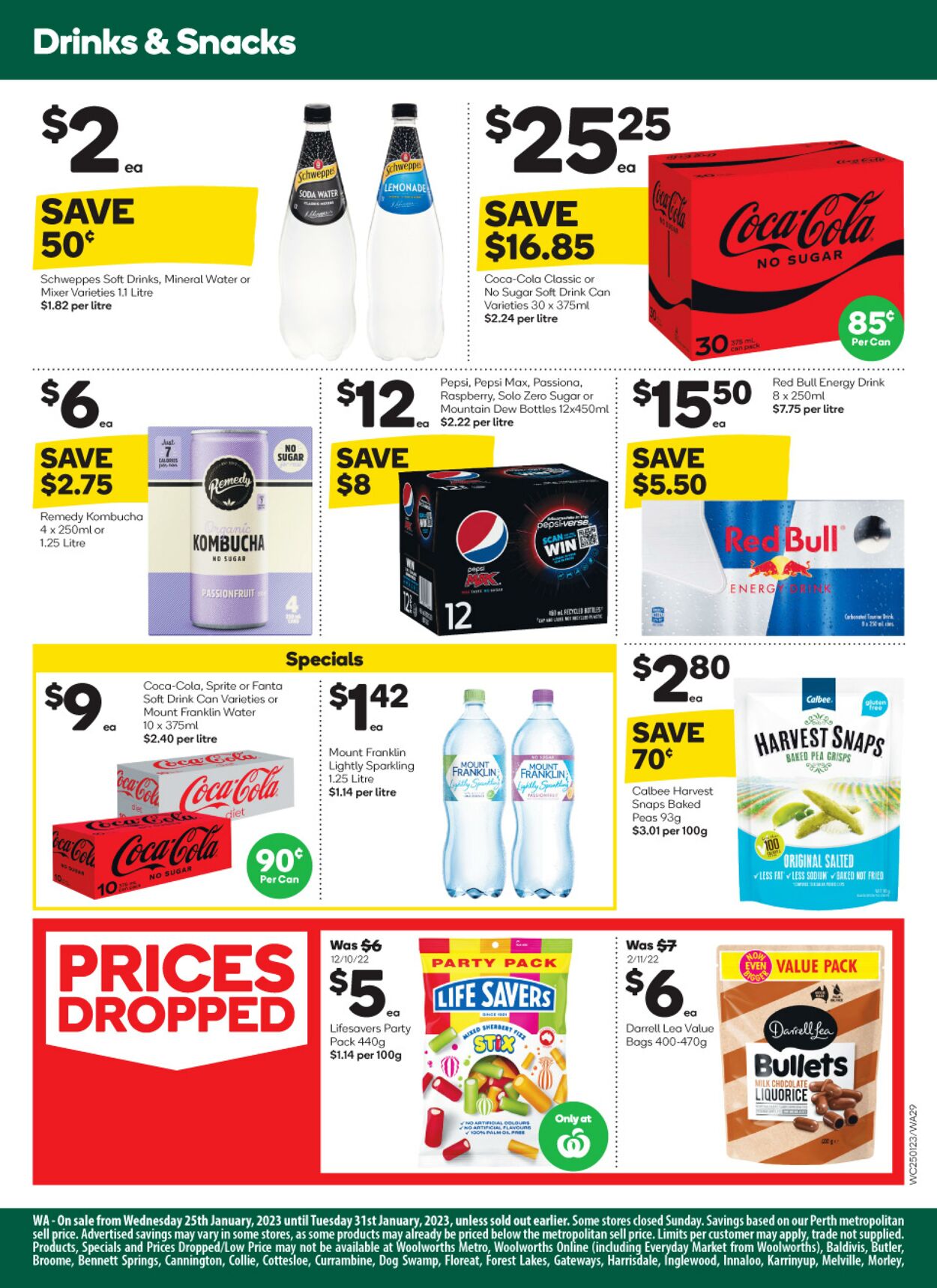 Catalogue Woolworths 25.01.2023 - 31.01.2023