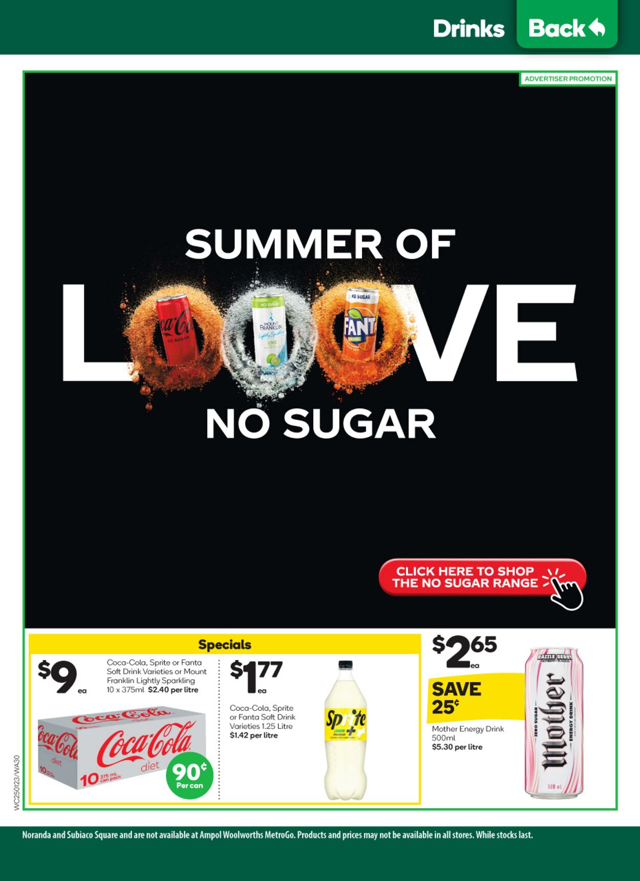 Catalogue Woolworths 25.01.2023 - 31.01.2023