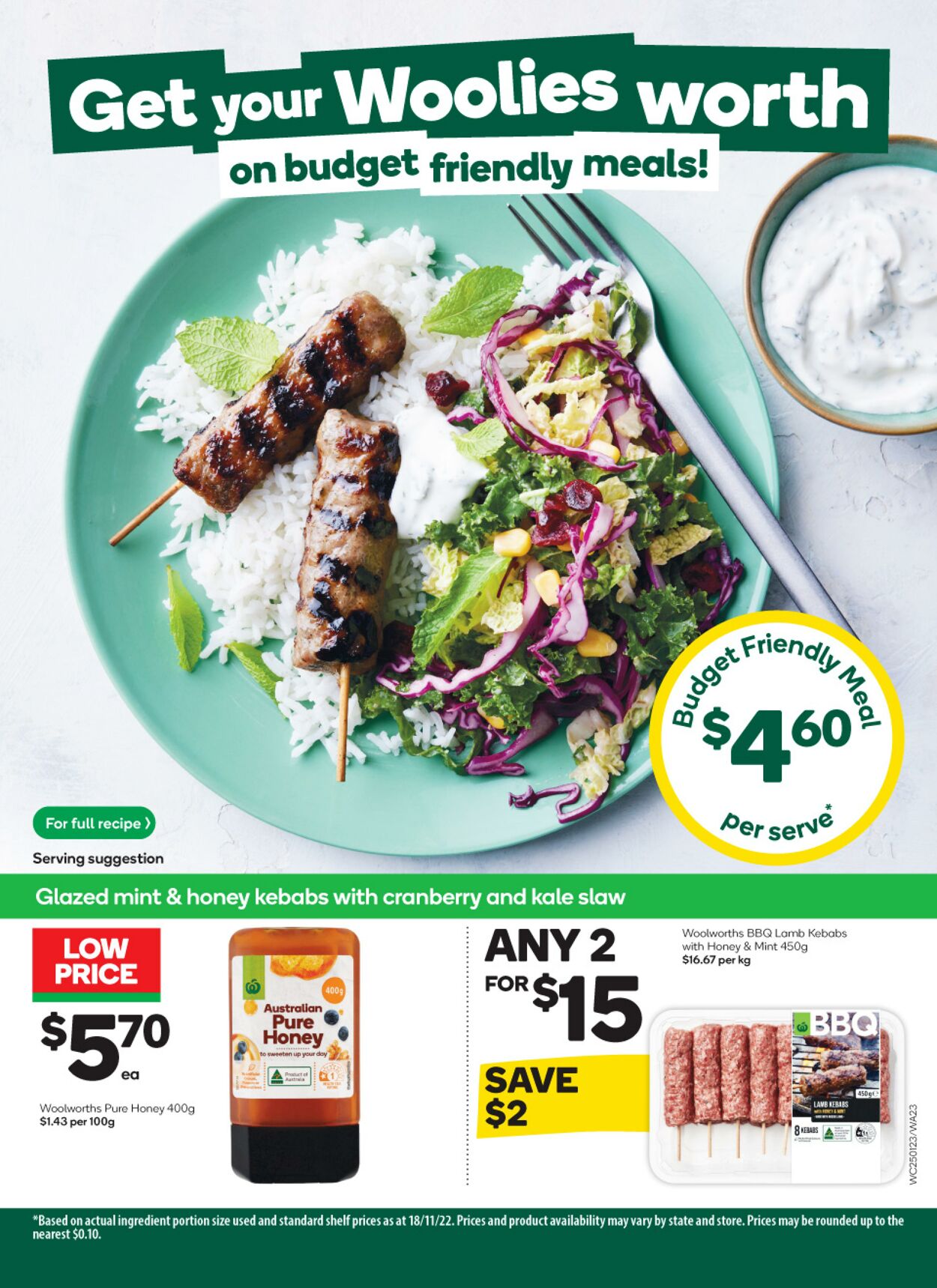 Catalogue Woolworths 25.01.2023 - 31.01.2023