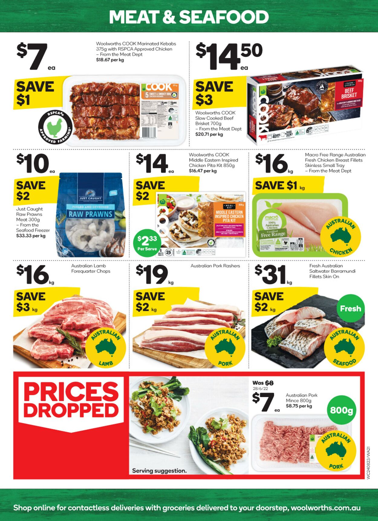 Catalogue Woolworths 24.08.2022 - 30.08.2022