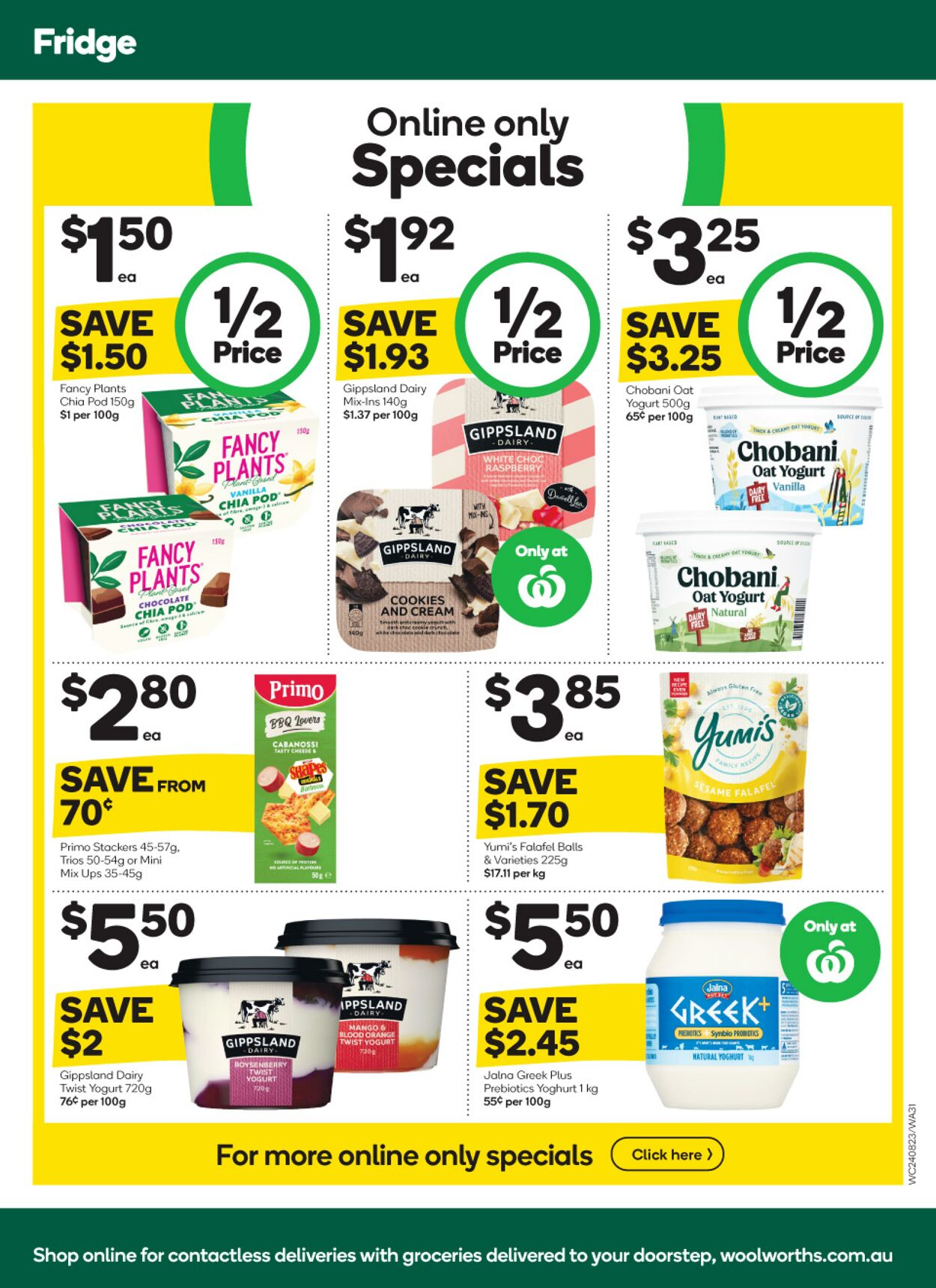 Catalogue Woolworths 24.08.2022 - 30.08.2022