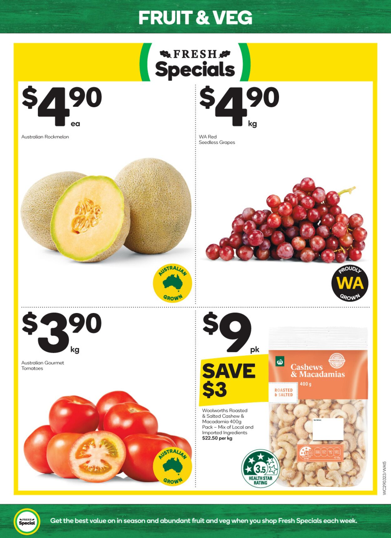 Catalogue Woolworths 29.03.2023 - 04.04.2023