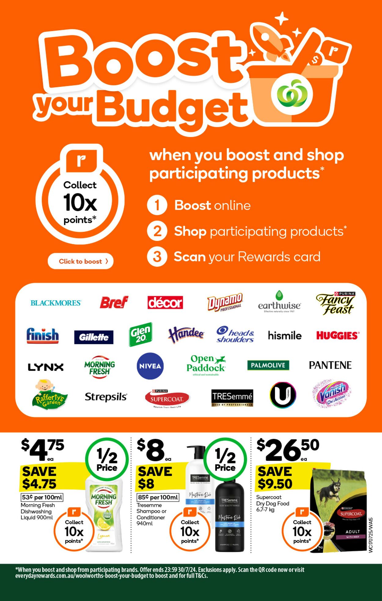 Catalogue Woolworths 17.07.2024 - 23.07.2024