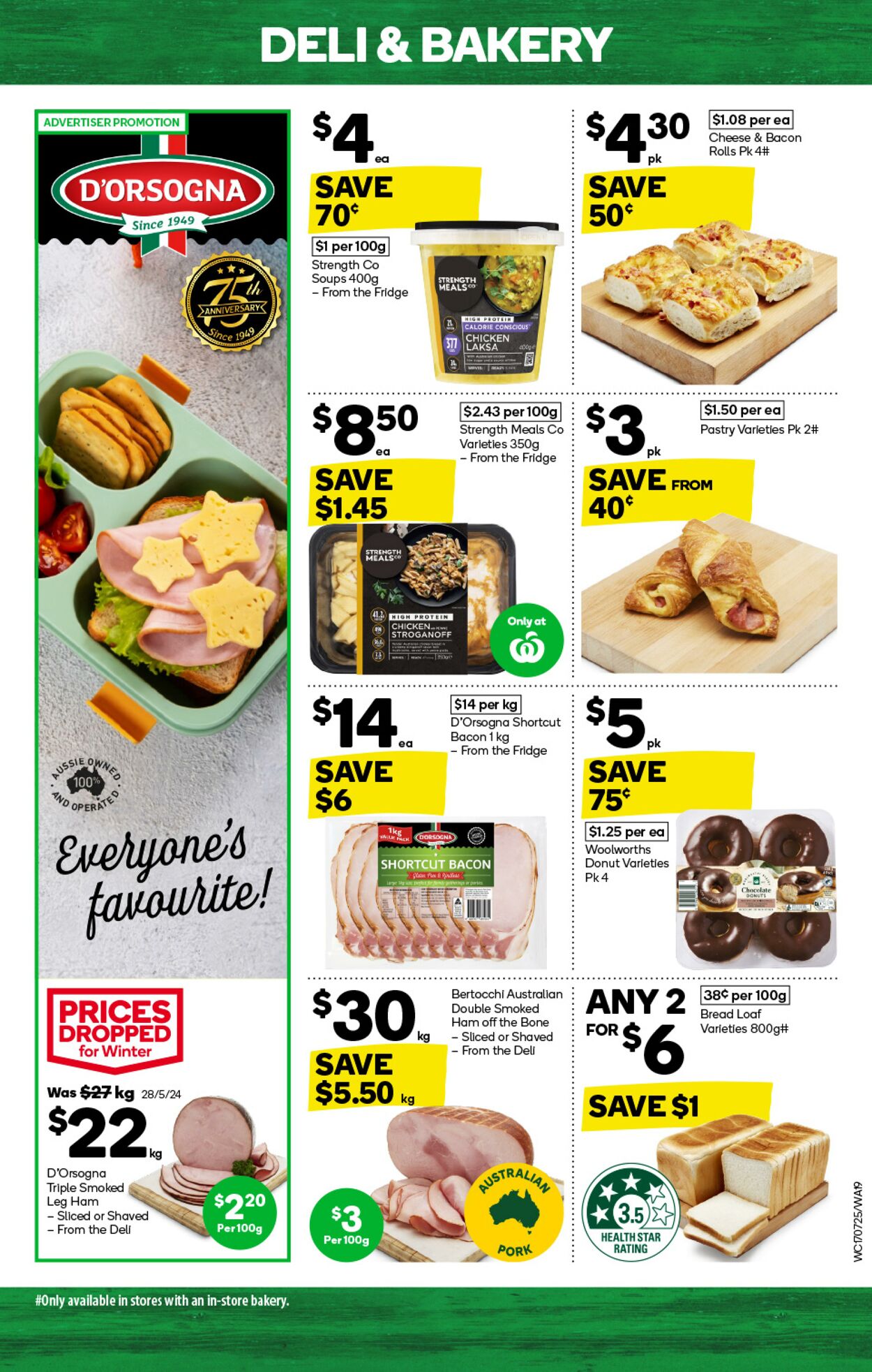 Catalogue Woolworths 17.07.2024 - 23.07.2024