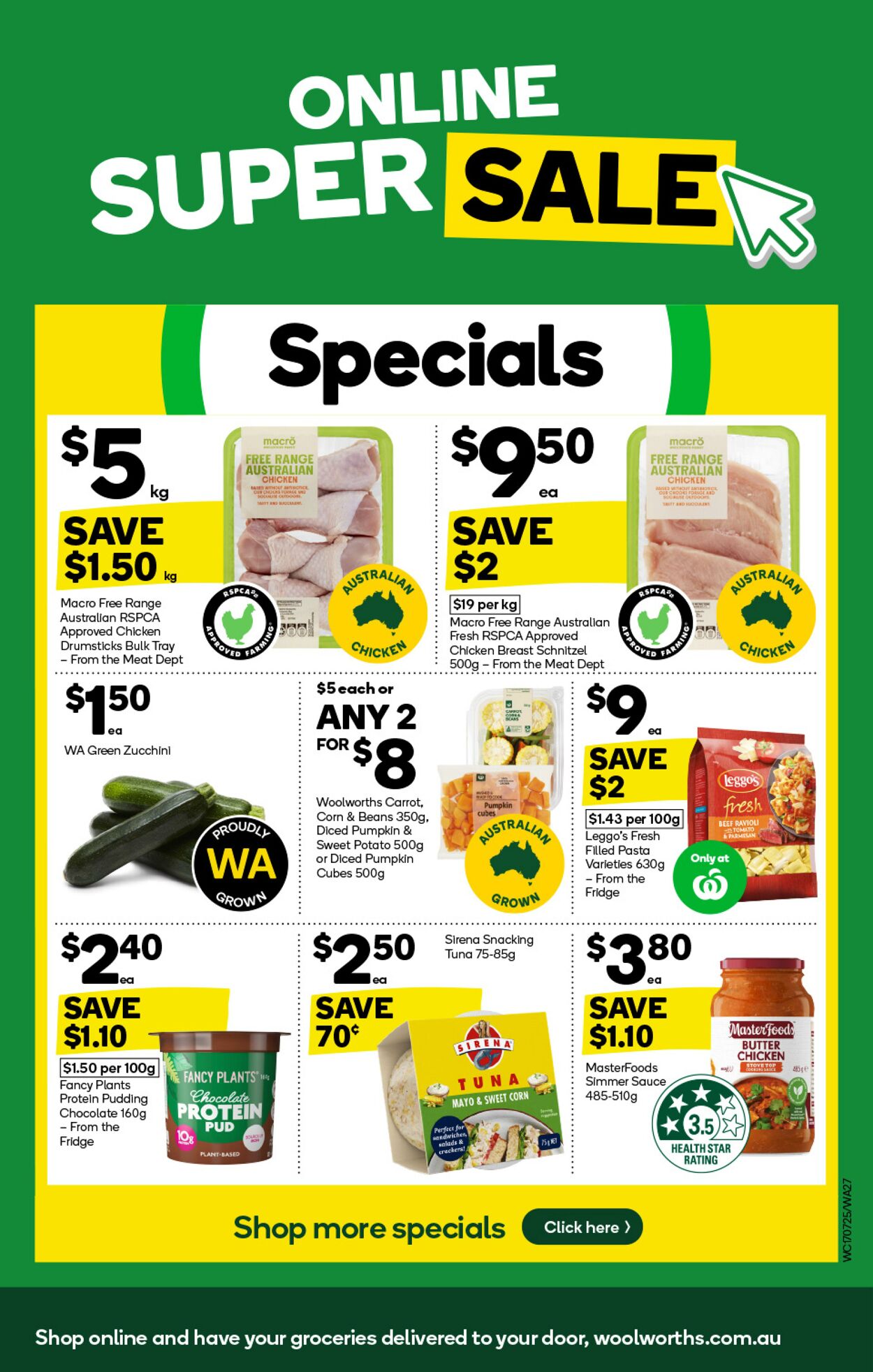 Catalogue Woolworths 17.07.2024 - 23.07.2024