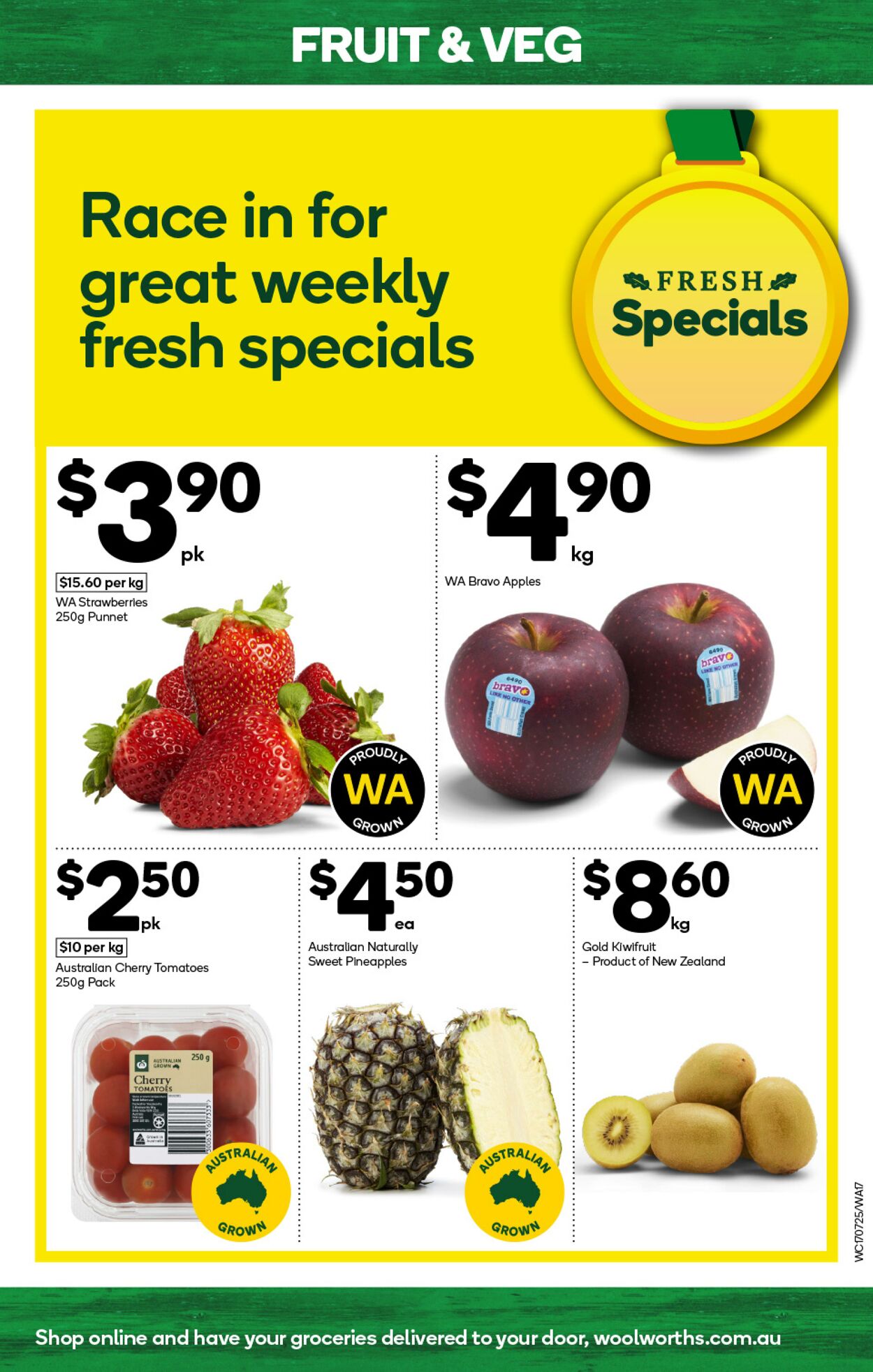 Catalogue Woolworths 17.07.2024 - 23.07.2024