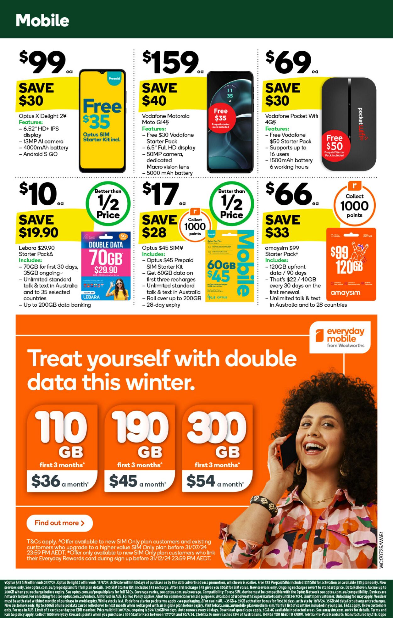 Catalogue Woolworths 17.07.2024 - 23.07.2024