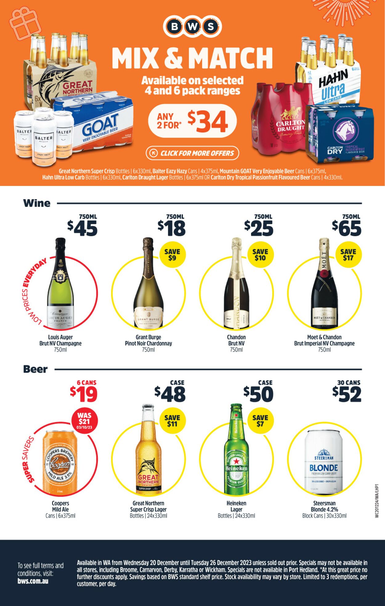 Catalogue Woolworths 20.12.2023 - 26.12.2023
