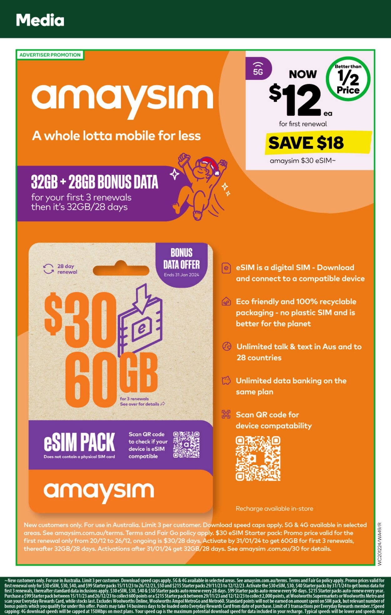 Catalogue Woolworths 20.12.2023 - 26.12.2023