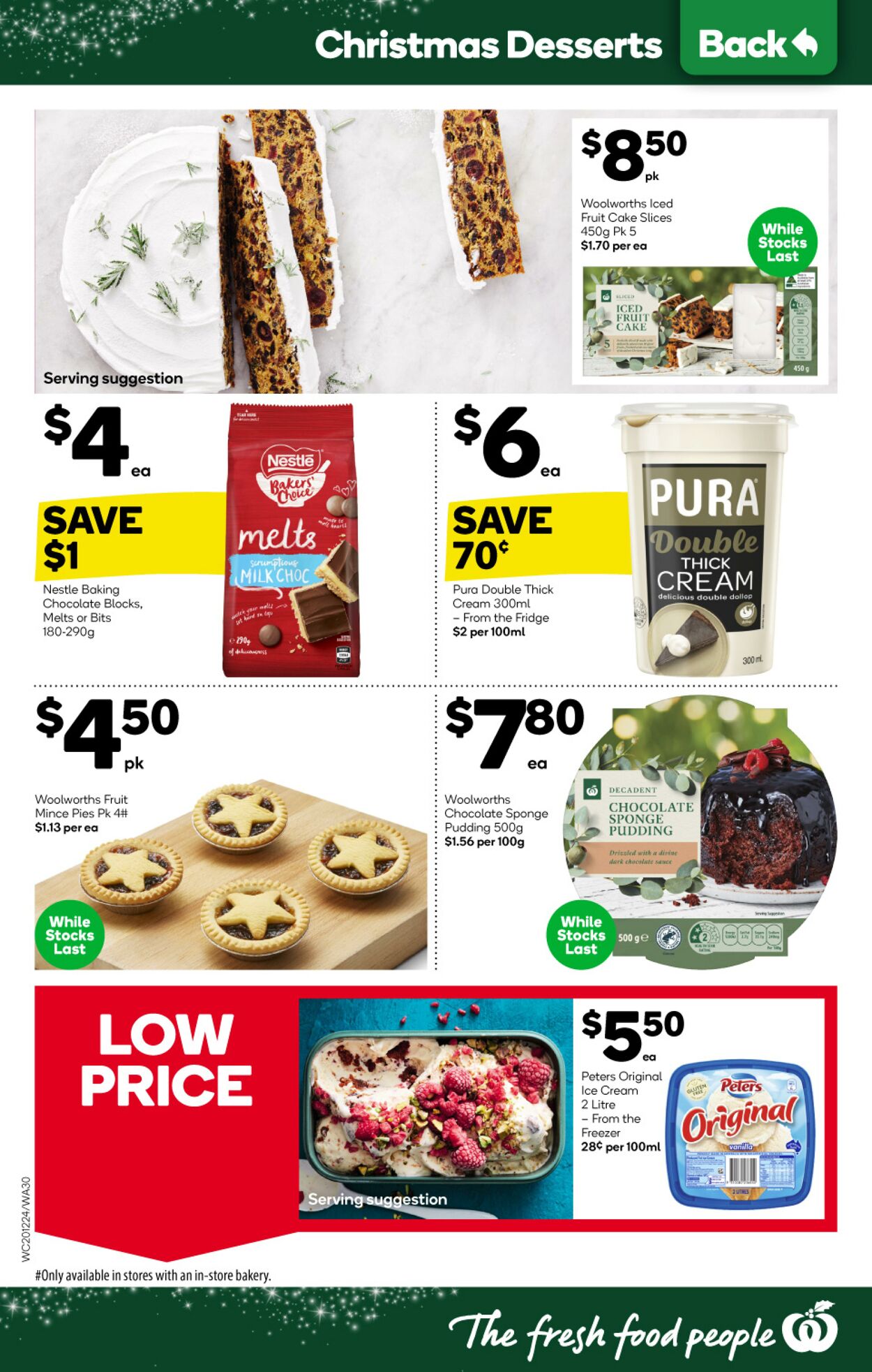 Catalogue Woolworths 20.12.2023 - 26.12.2023
