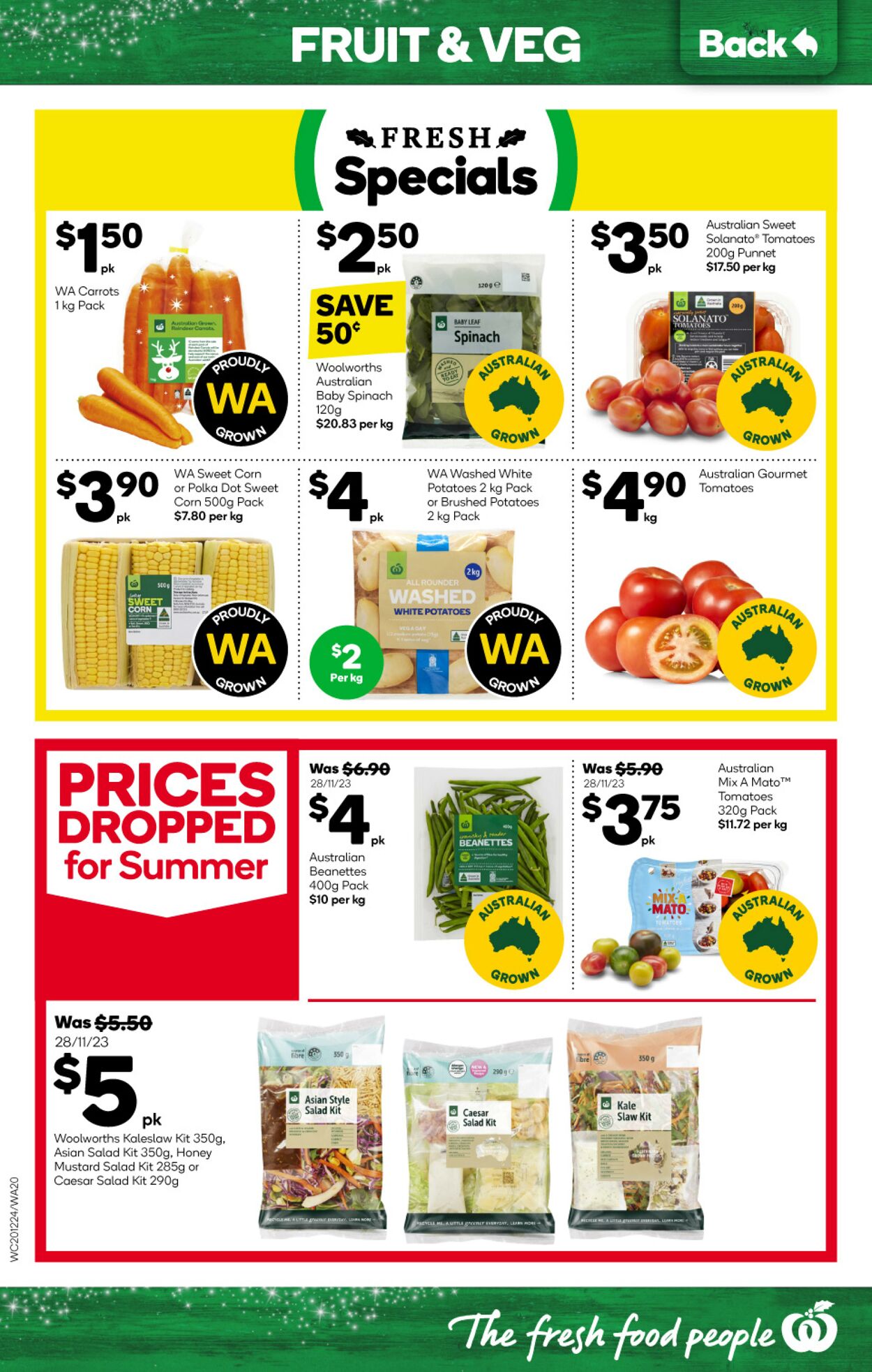 Catalogue Woolworths 20.12.2023 - 26.12.2023