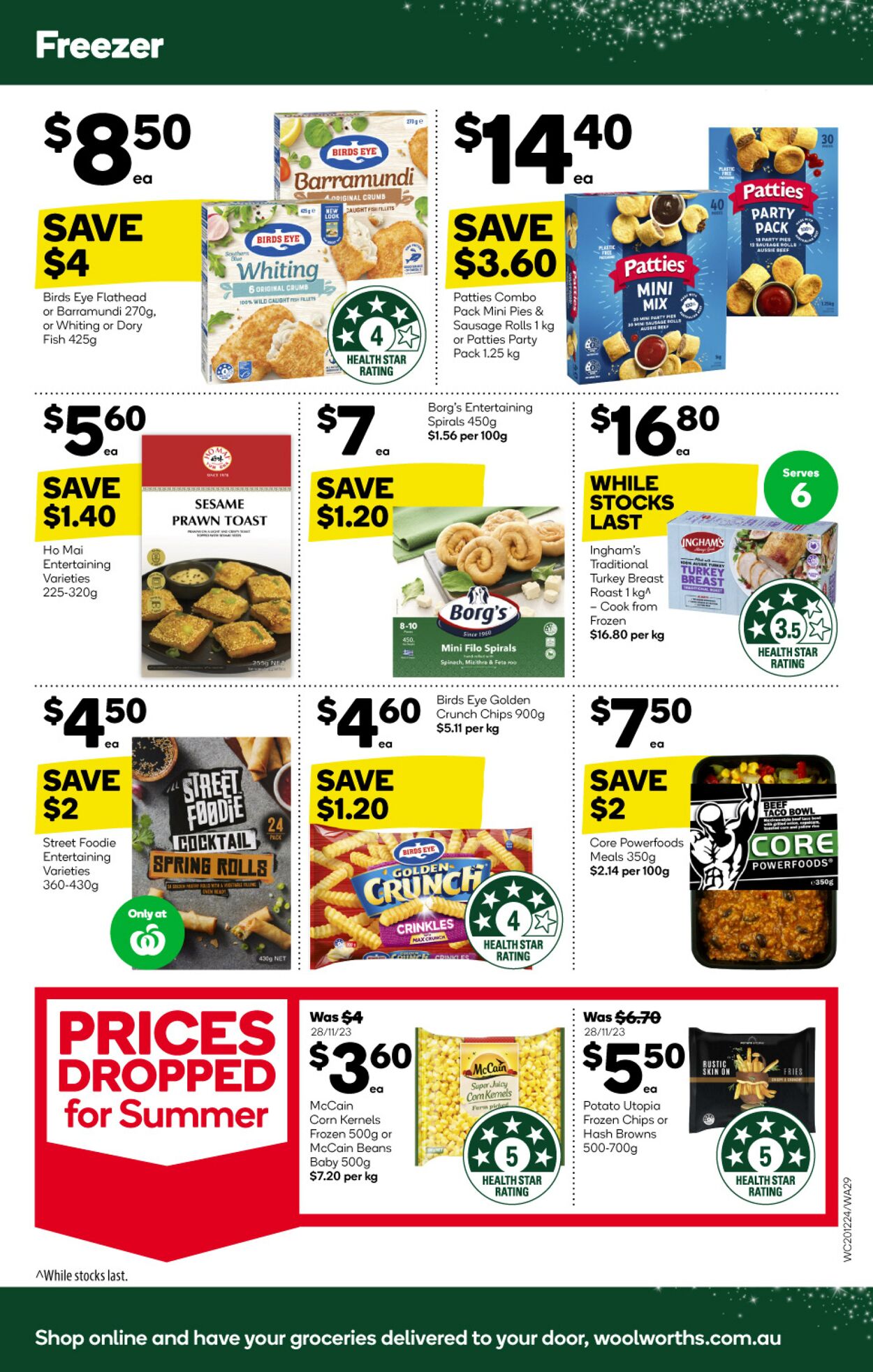 Catalogue Woolworths 20.12.2023 - 26.12.2023