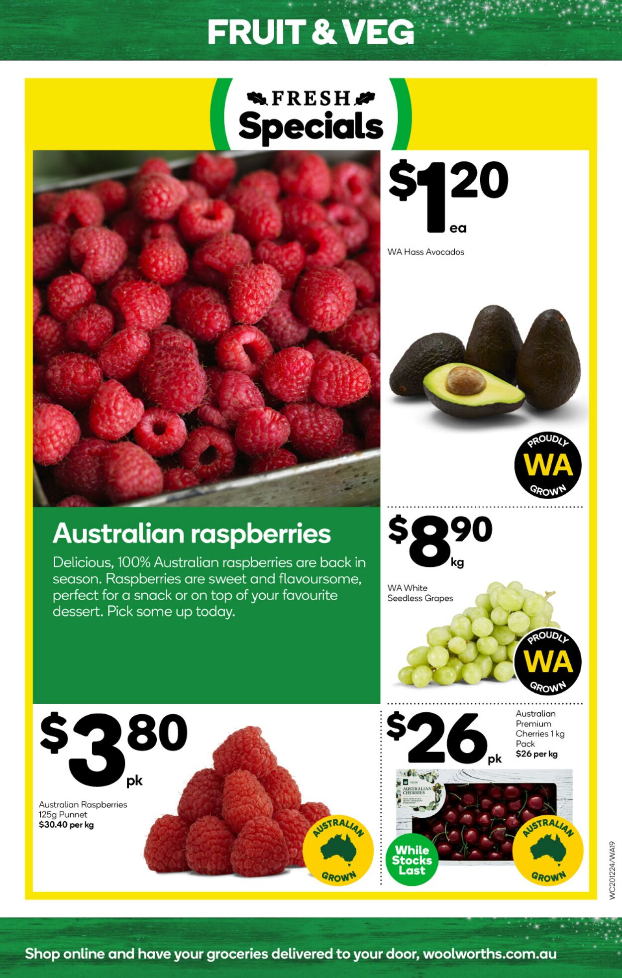 Catalogue Woolworths 20.12.2023 - 26.12.2023