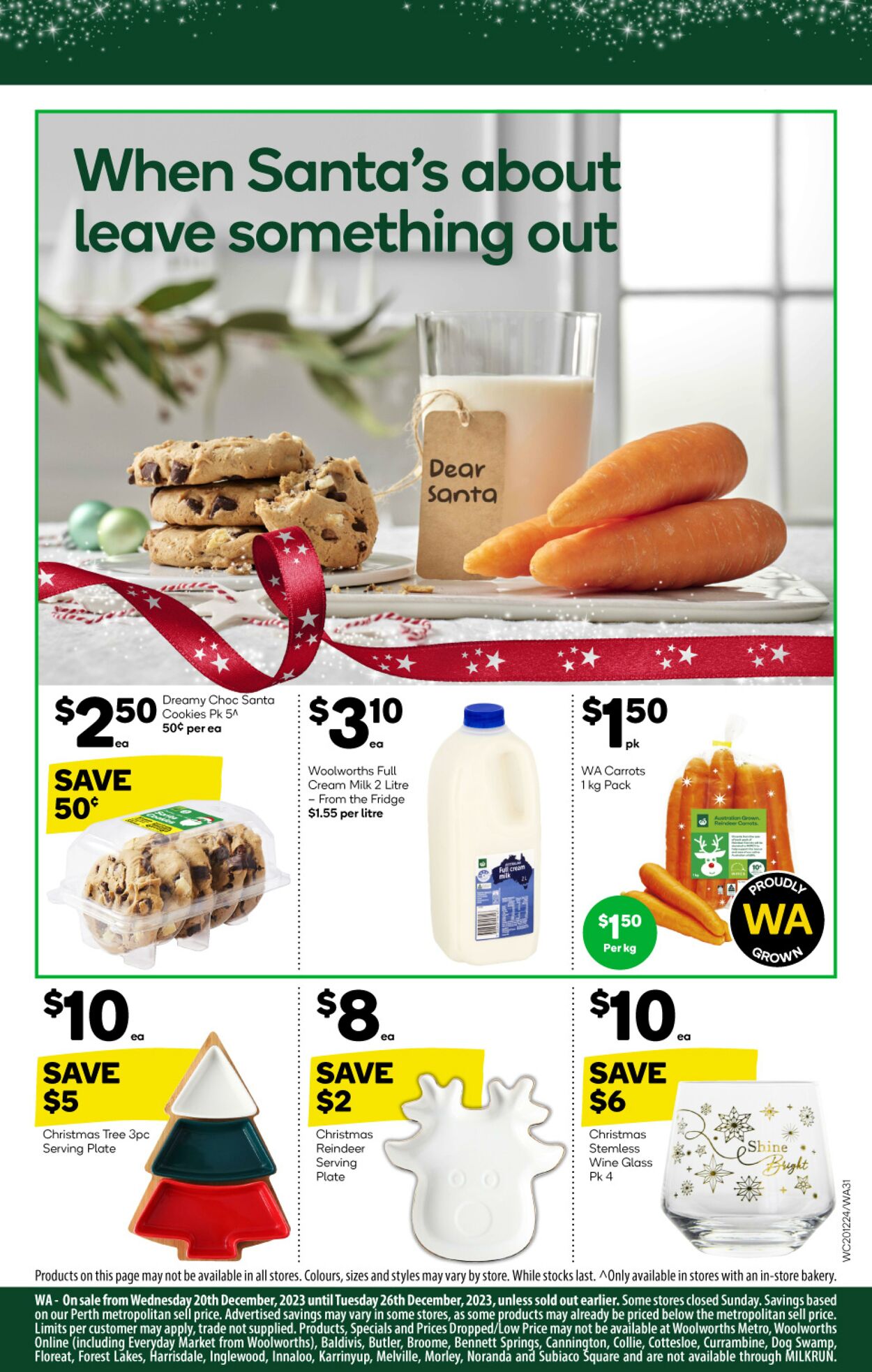 Catalogue Woolworths 20.12.2023 - 26.12.2023