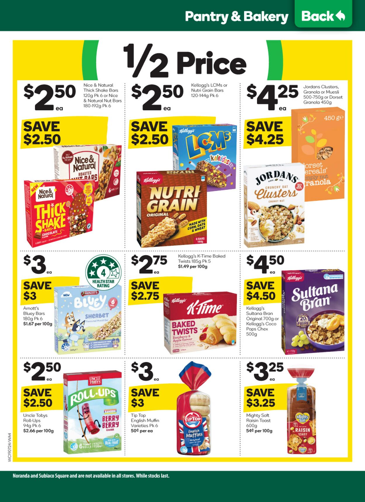 Catalogue Woolworths 19.07.2023 - 25.07.2023