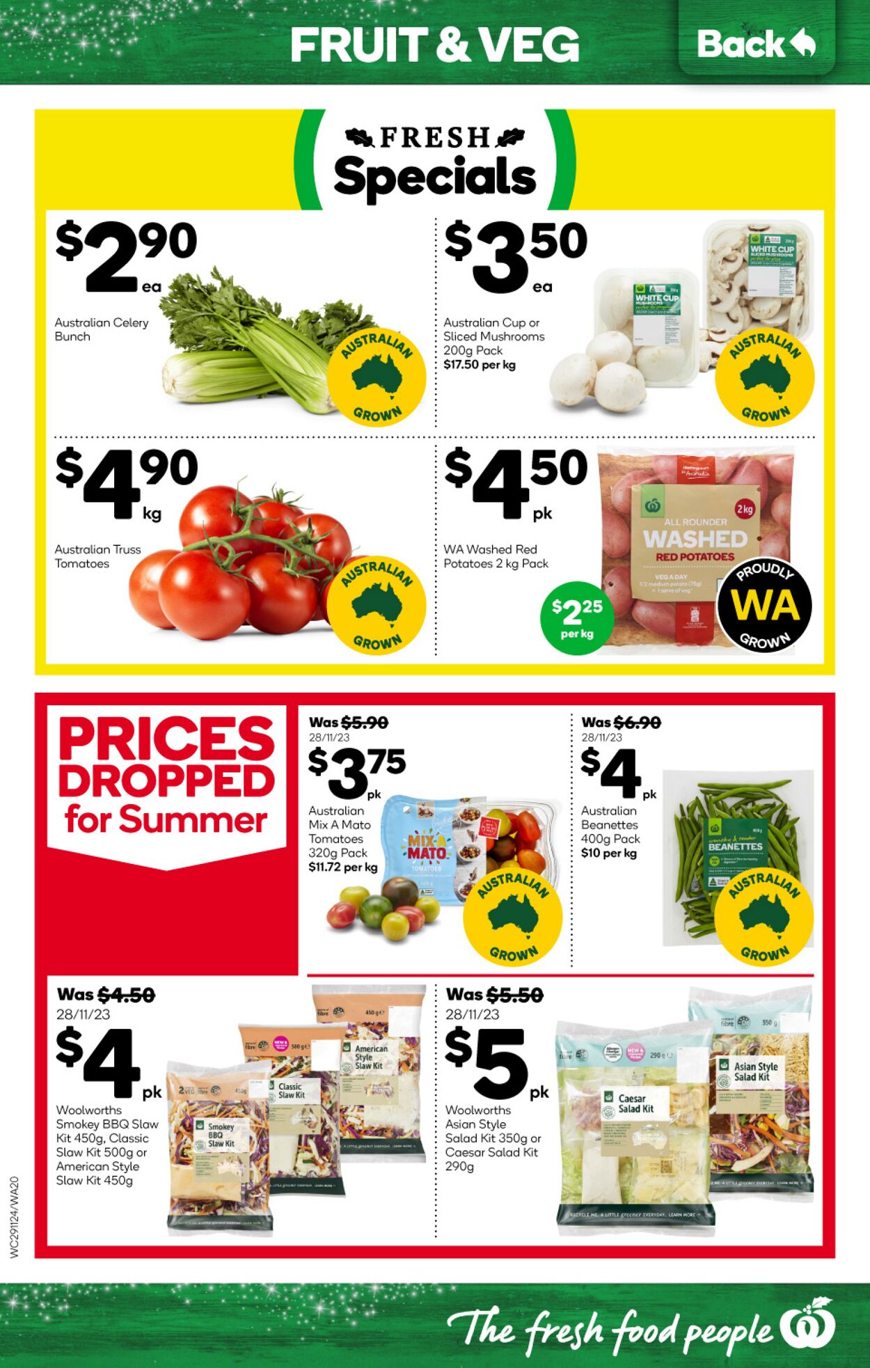 Catalogue Woolworths 29.11.2023 - 05.12.2023
