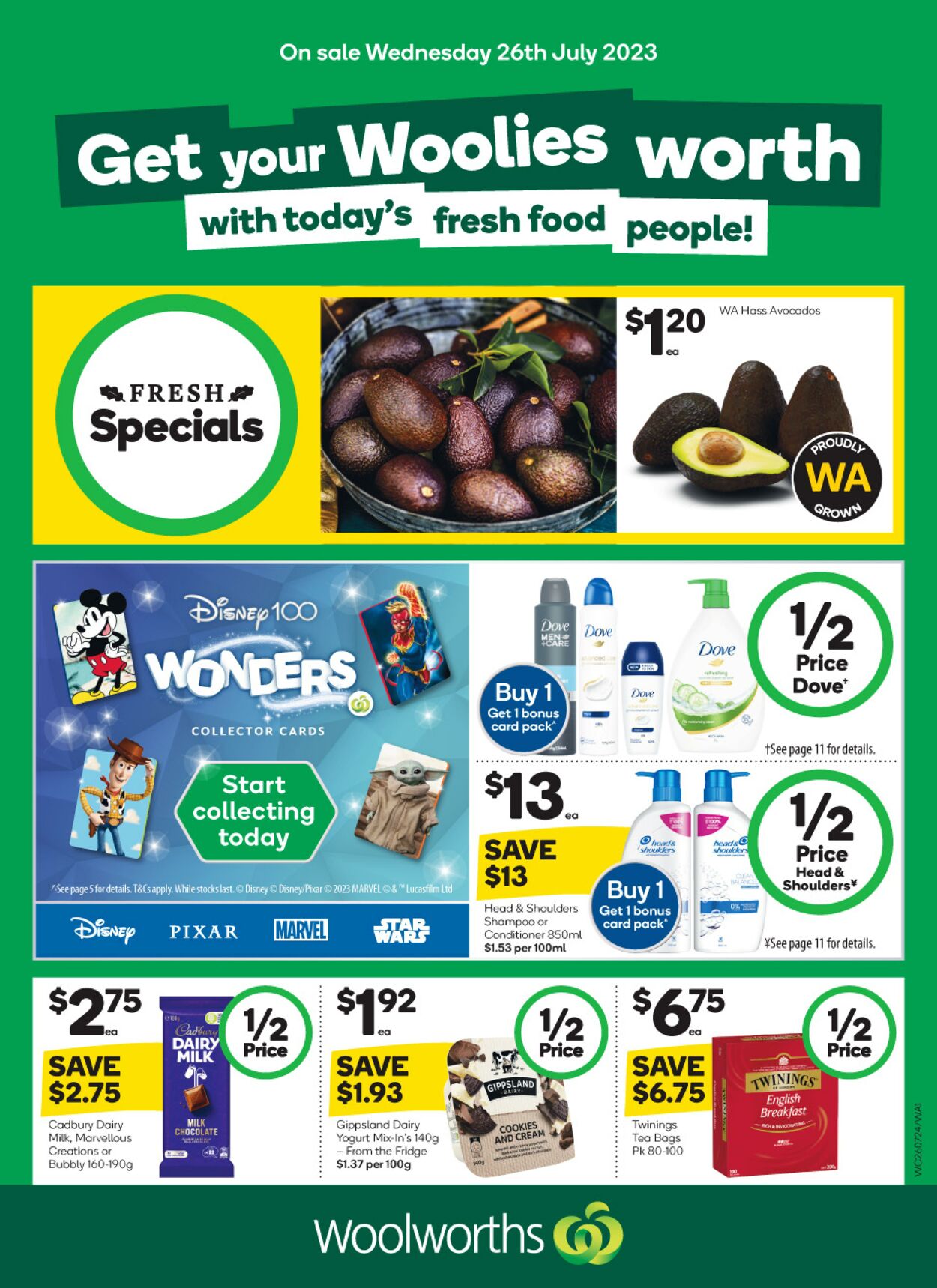 Catalogue Woolworths 26.07.2023 - 01.08.2023