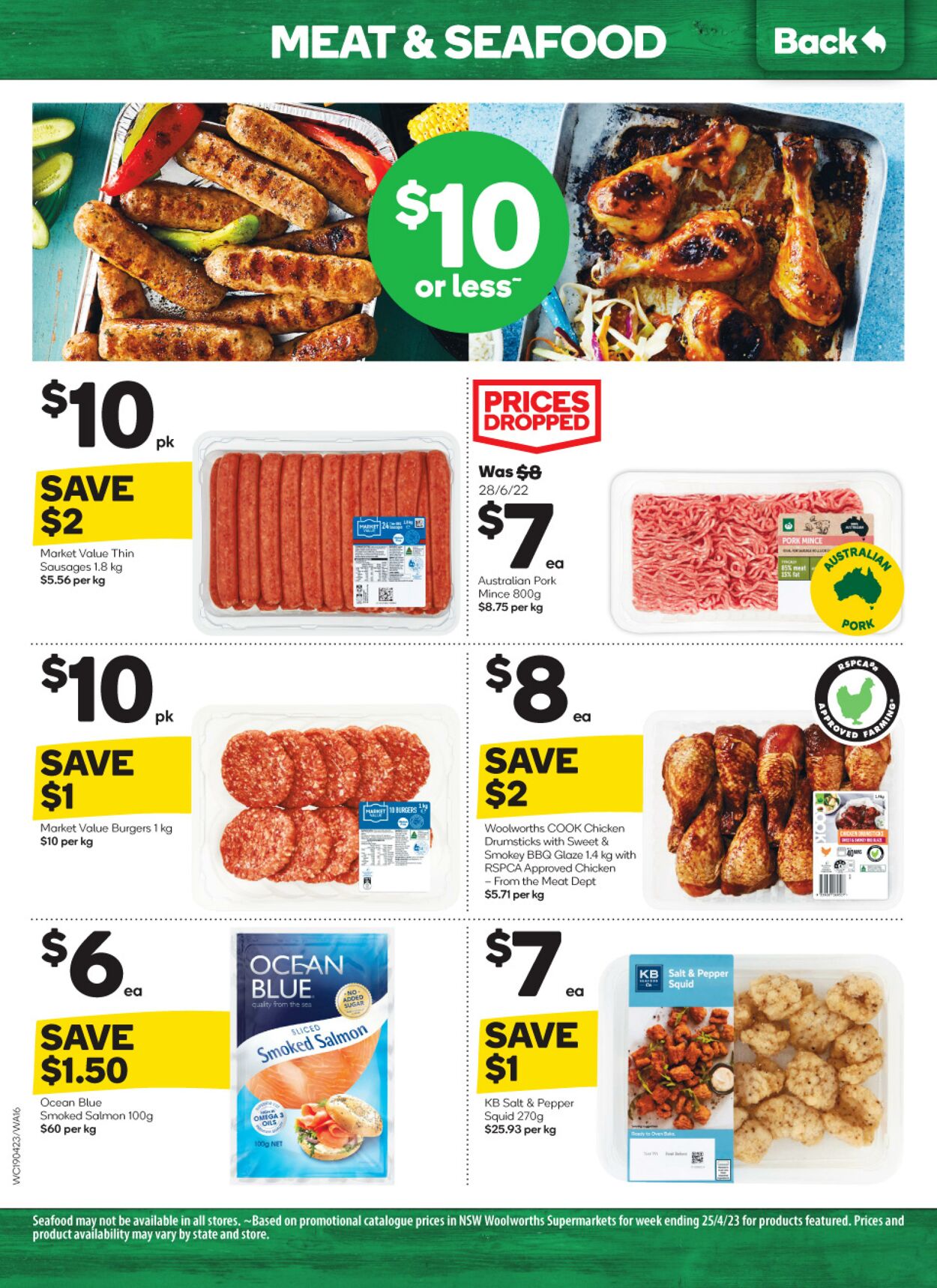 Catalogue Woolworths 19.04.2023 - 25.04.2023