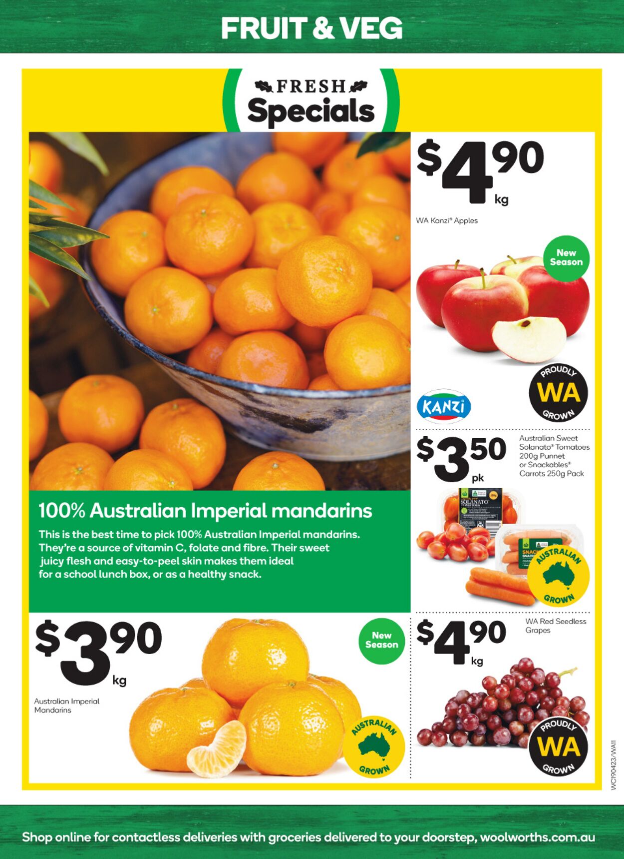 Catalogue Woolworths 19.04.2023 - 25.04.2023