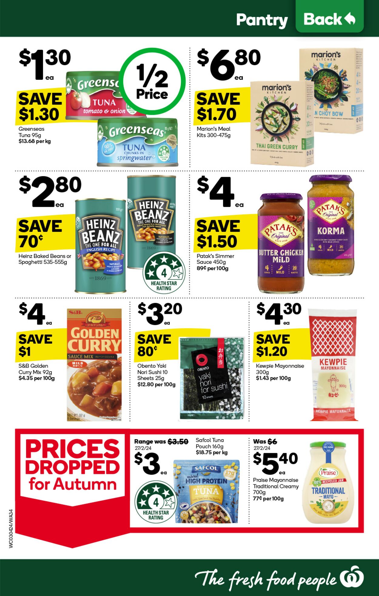 Catalogue Woolworths 03.04.2024 - 09.04.2024