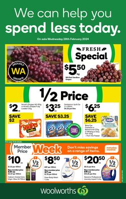 Catalogue Woolworths 28.02.2024 - 05.03.2024