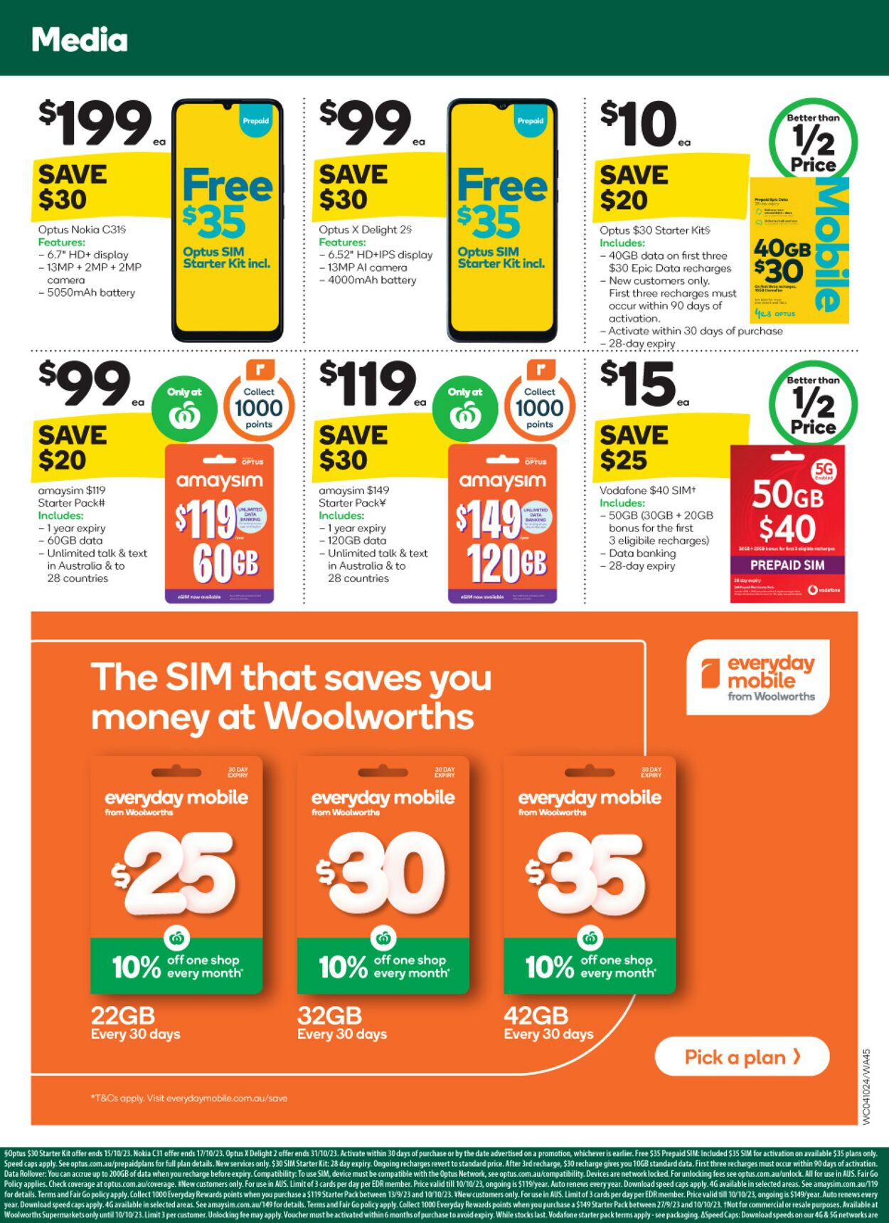 Catalogue Woolworths 04.10.2023 - 10.10.2023