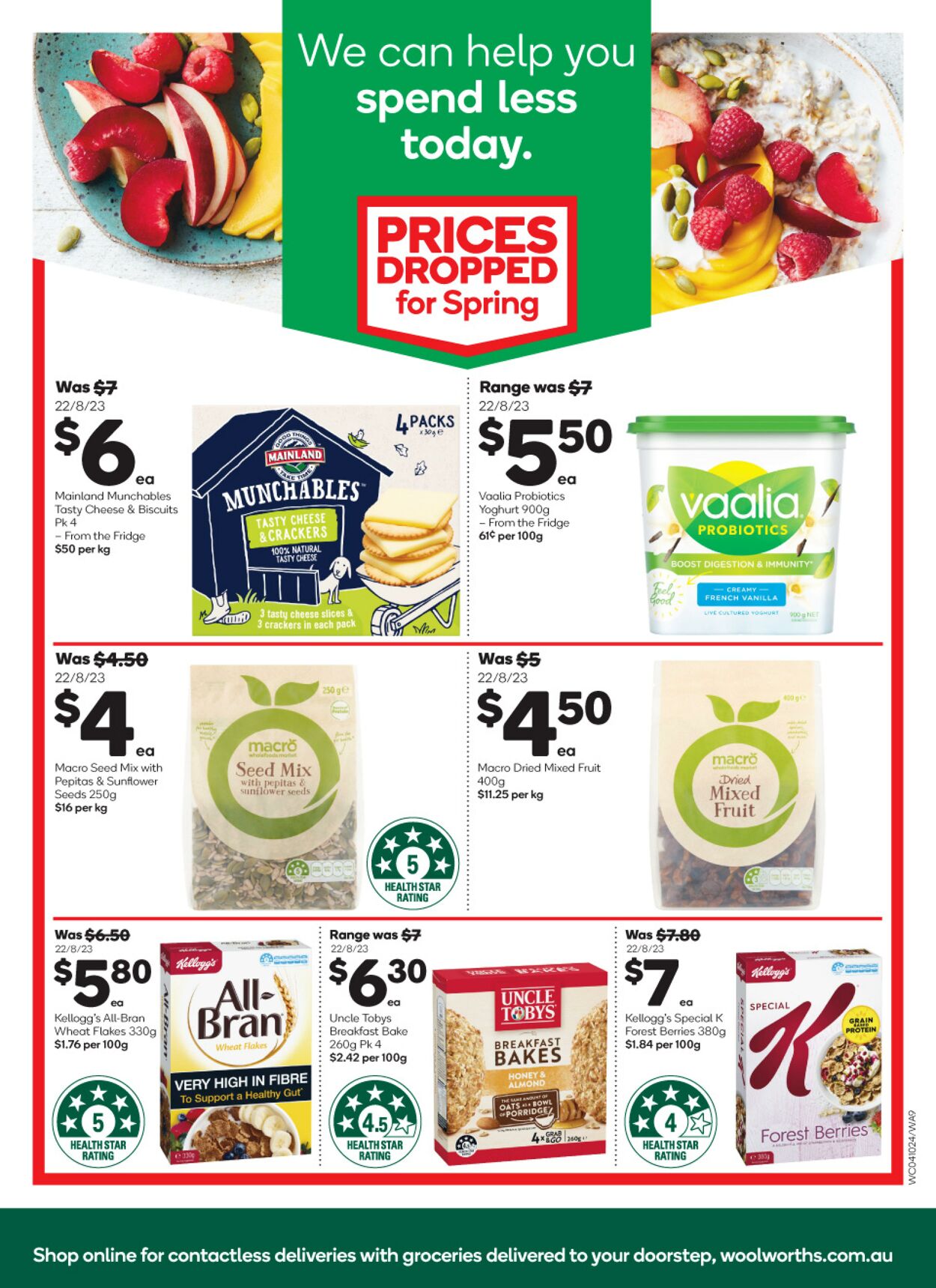 Catalogue Woolworths 04.10.2023 - 10.10.2023