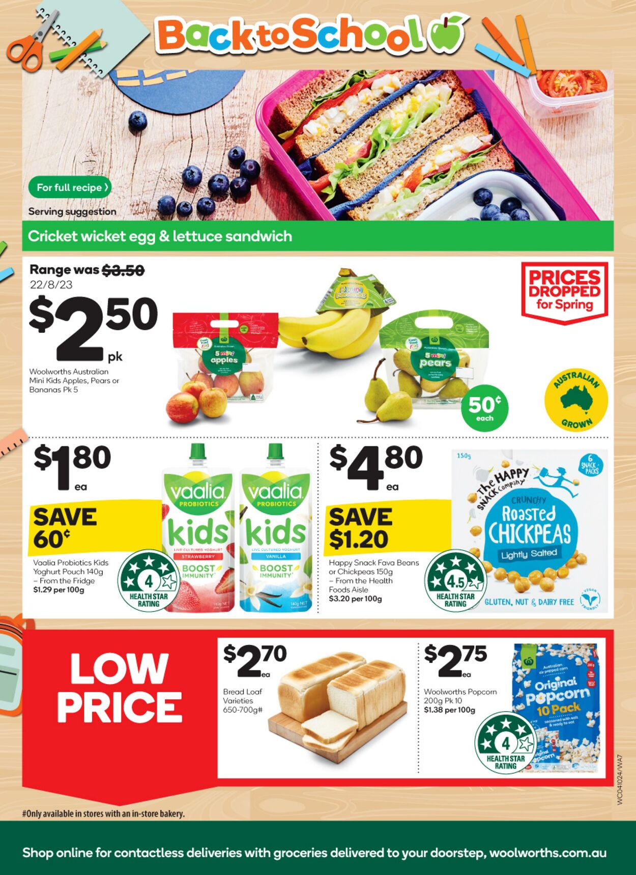 Catalogue Woolworths 04.10.2023 - 10.10.2023