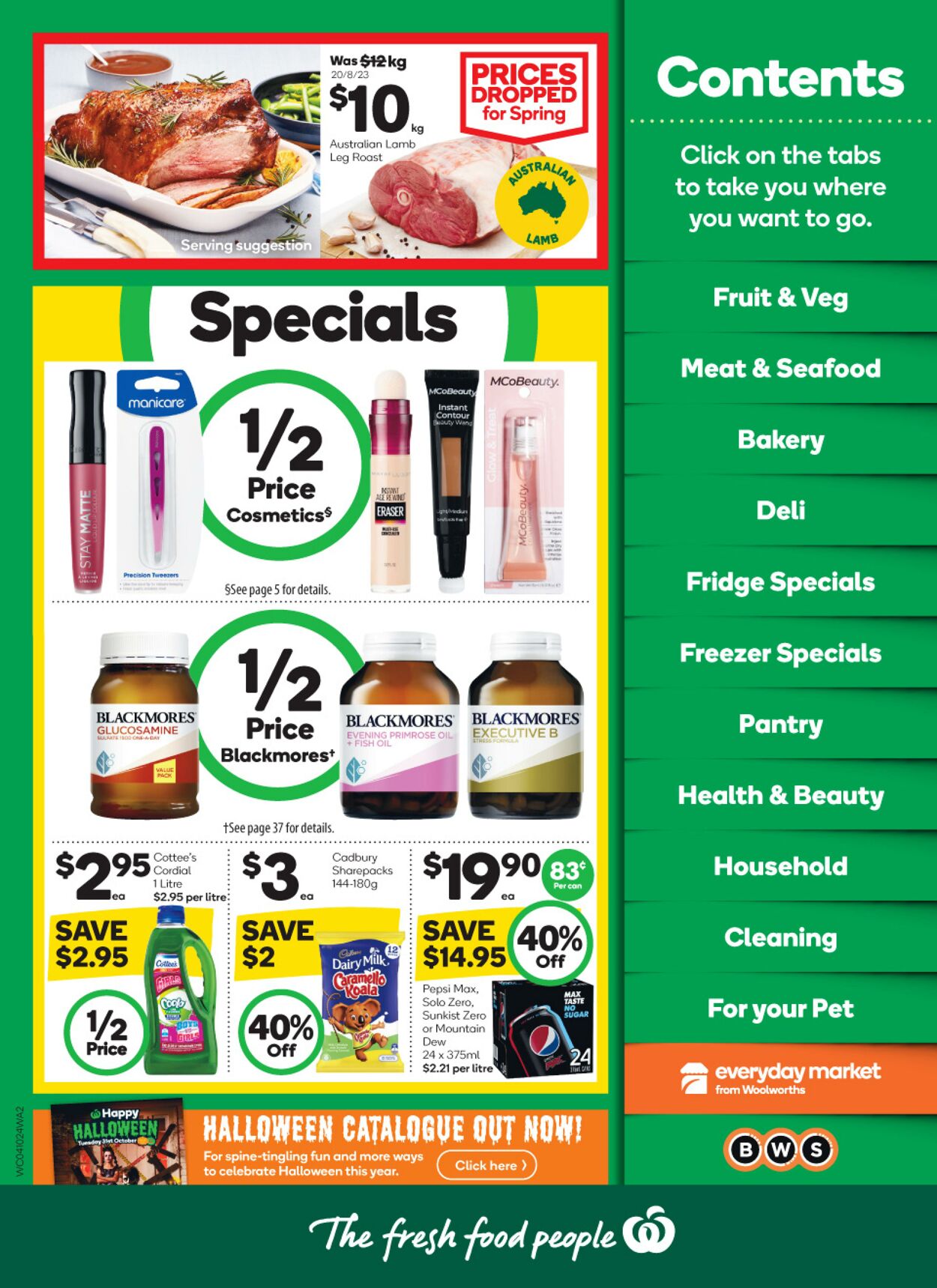 Catalogue Woolworths 04.10.2023 - 10.10.2023