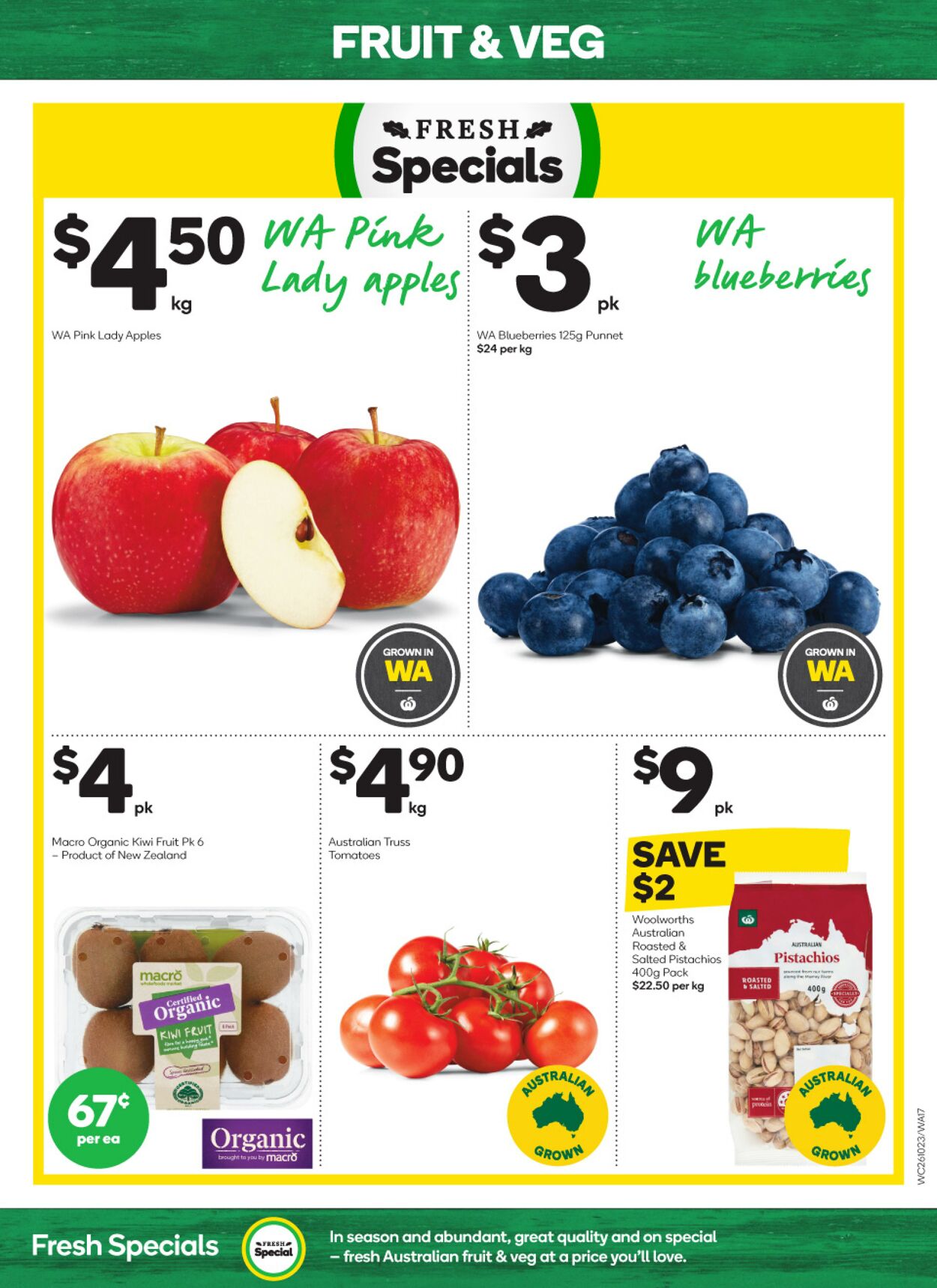 Catalogue Woolworths 26.10.2022 - 01.11.2022