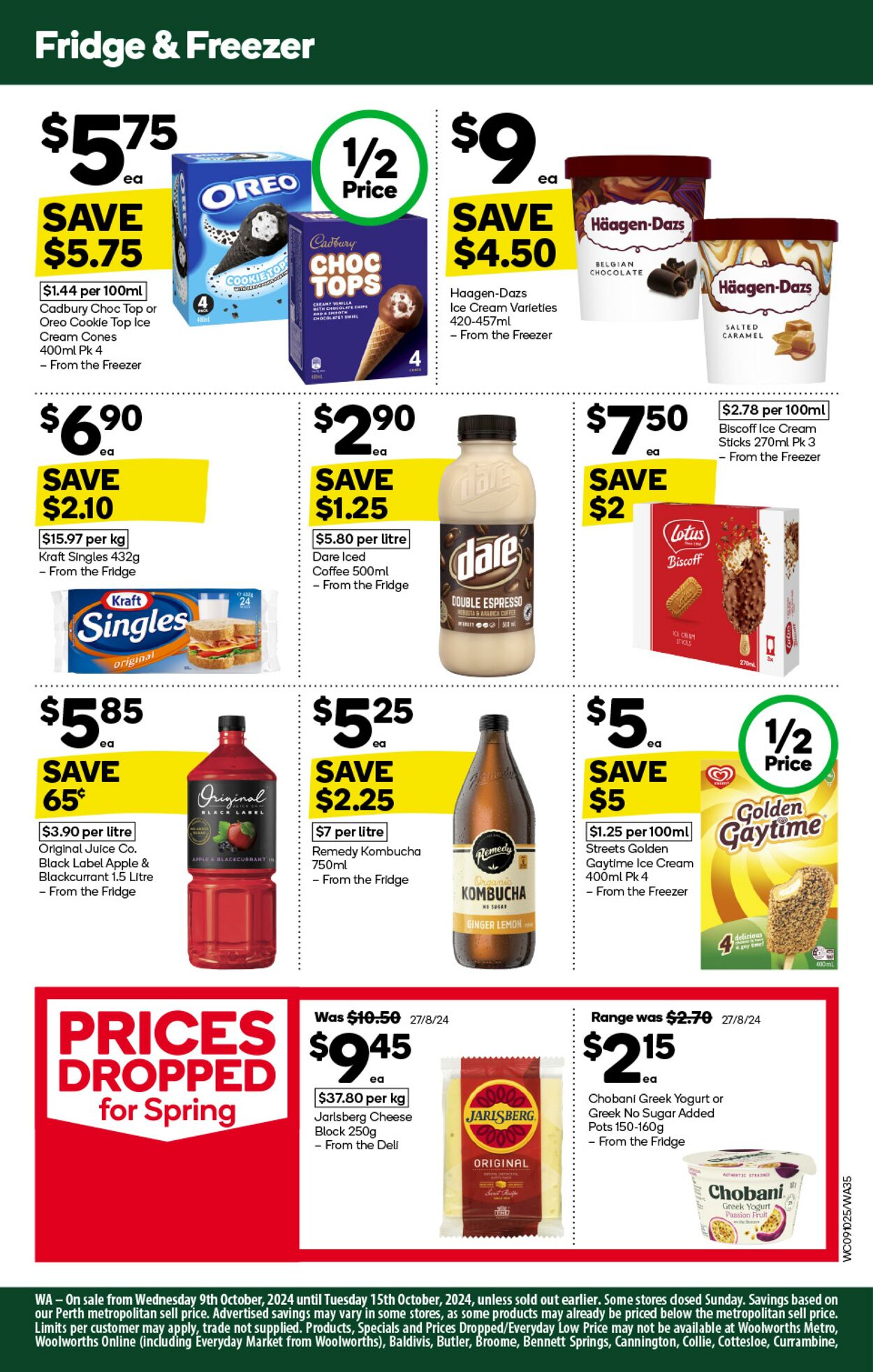 Catalogue Woolworths 09.10.2024 - 15.10.2024