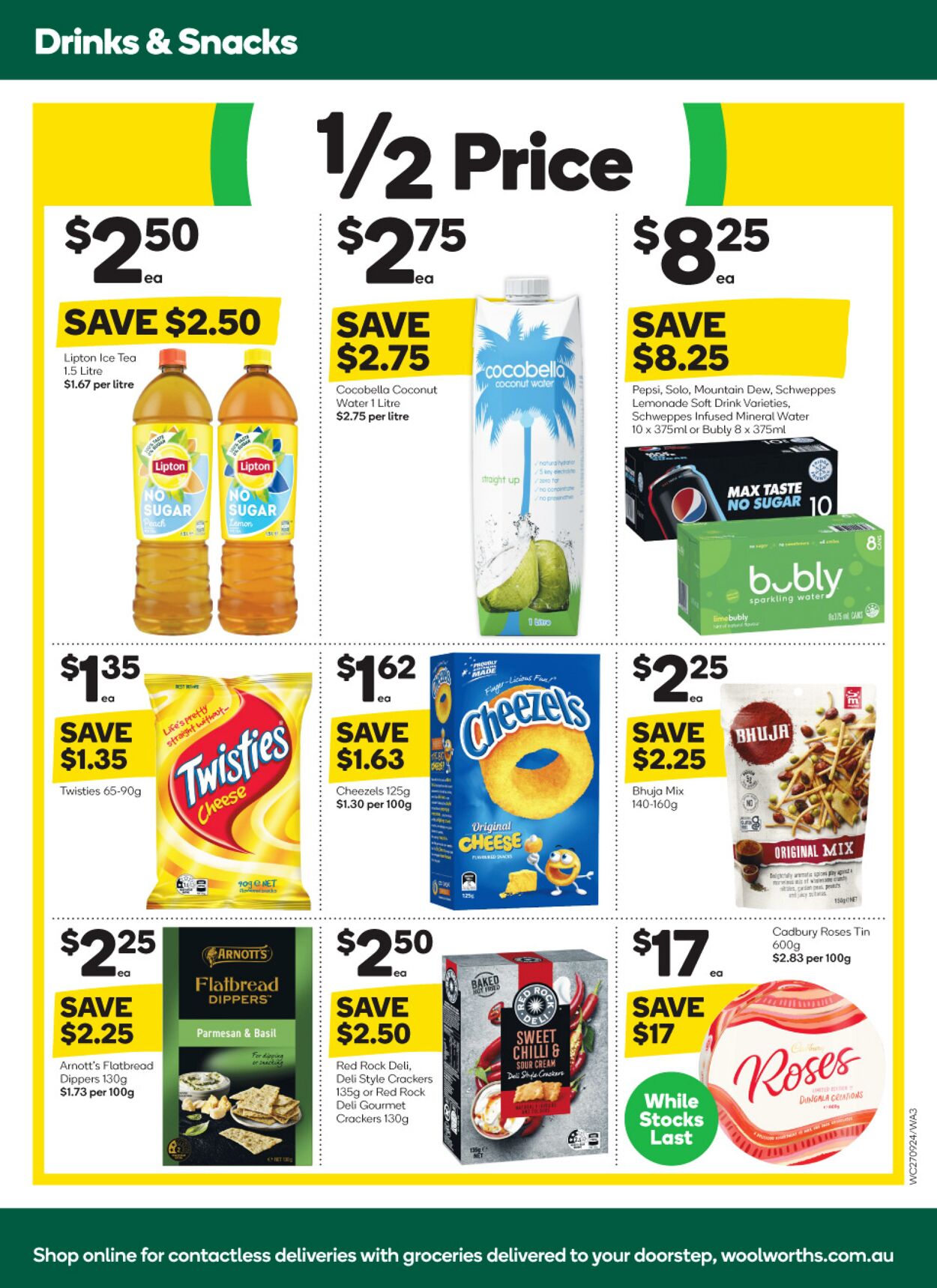 Catalogue Woolworths 27.09.2023 - 03.10.2023