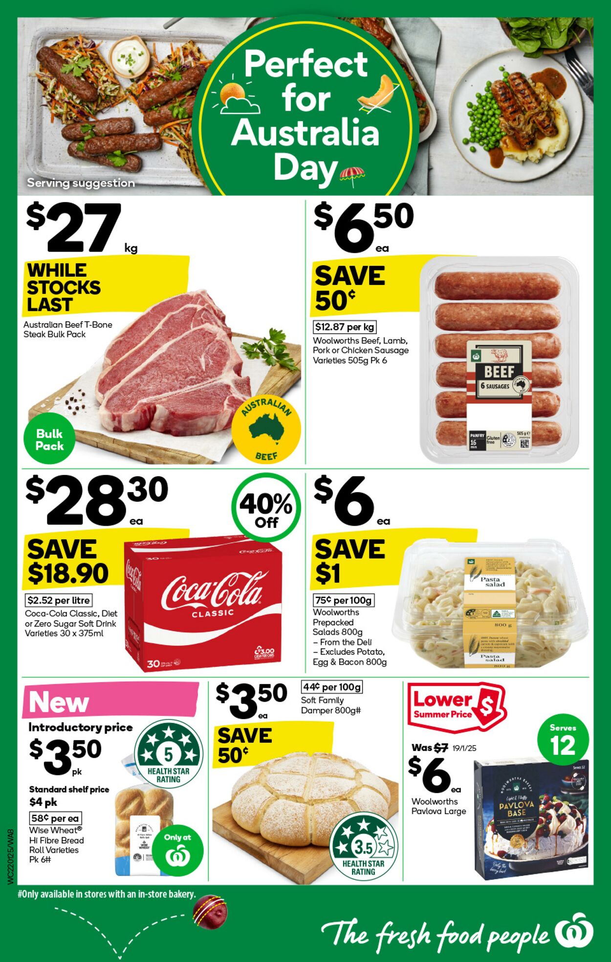 Catalogue Woolworths 22.01.2025 - 28.01.2025