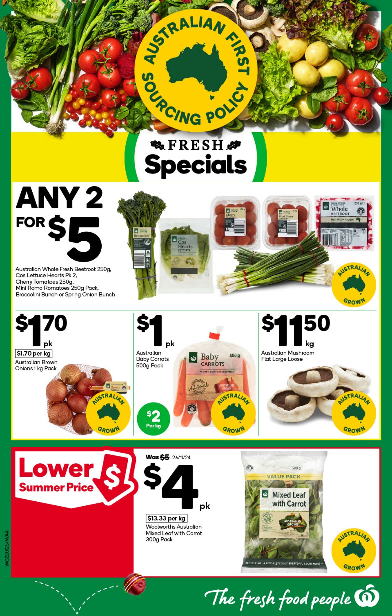 Catalogue Woolworths 22.01.2025 - 28.01.2025