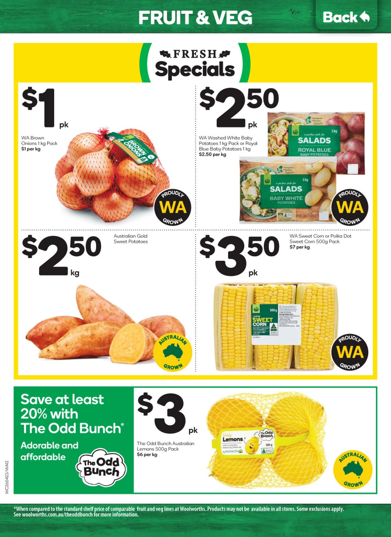 Catalogue Woolworths 26.04.2023 - 02.05.2023