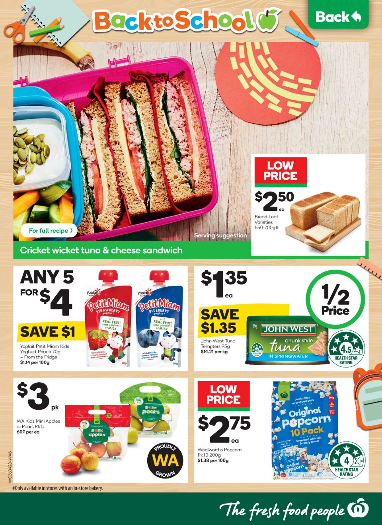 Catalogue Woolworths 26.04.2023 - 02.05.2023