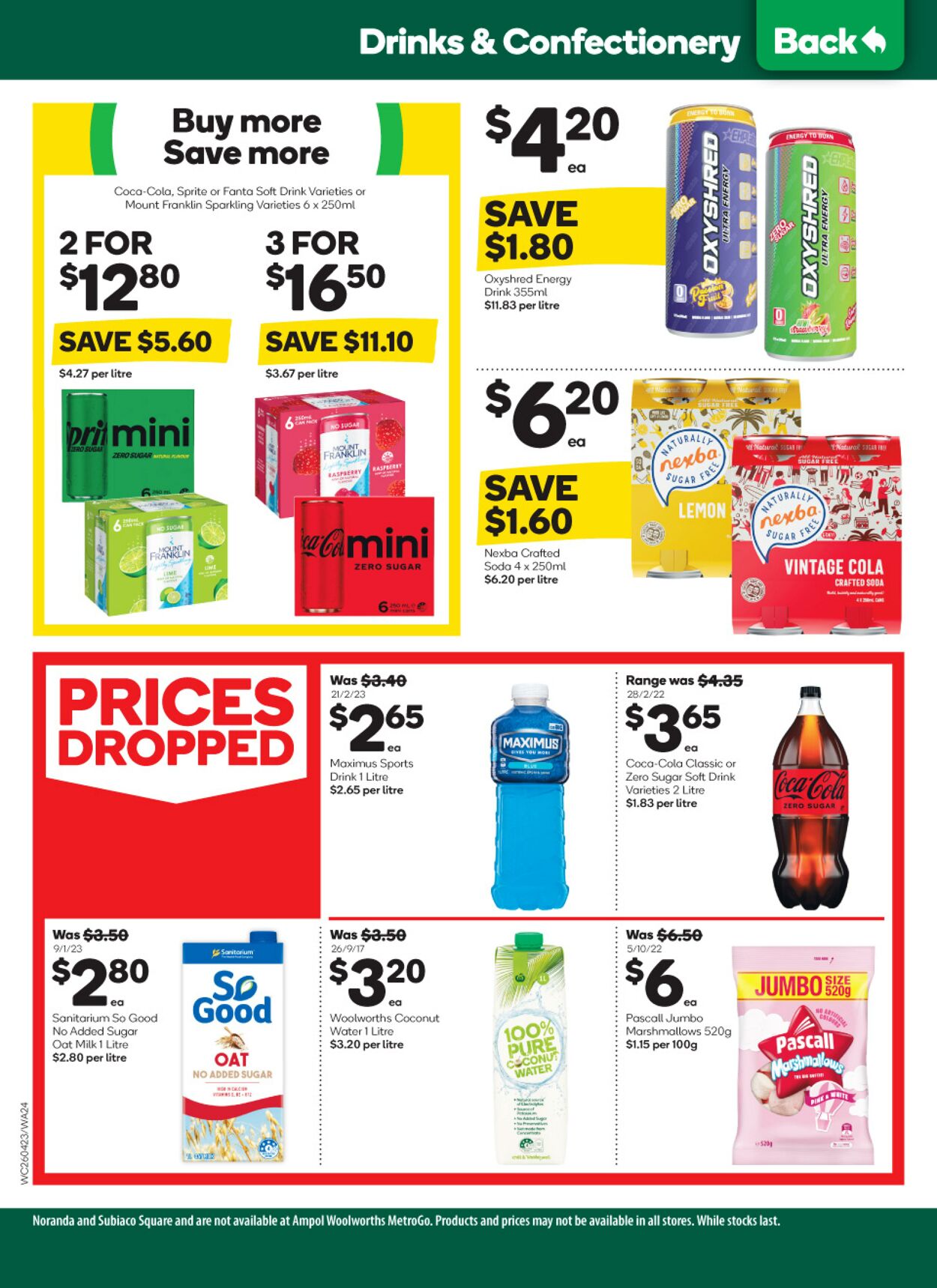 Catalogue Woolworths 26.04.2023 - 02.05.2023