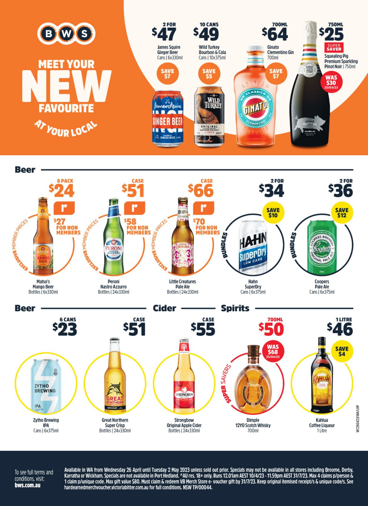 Catalogue Woolworths 26.04.2023 - 02.05.2023