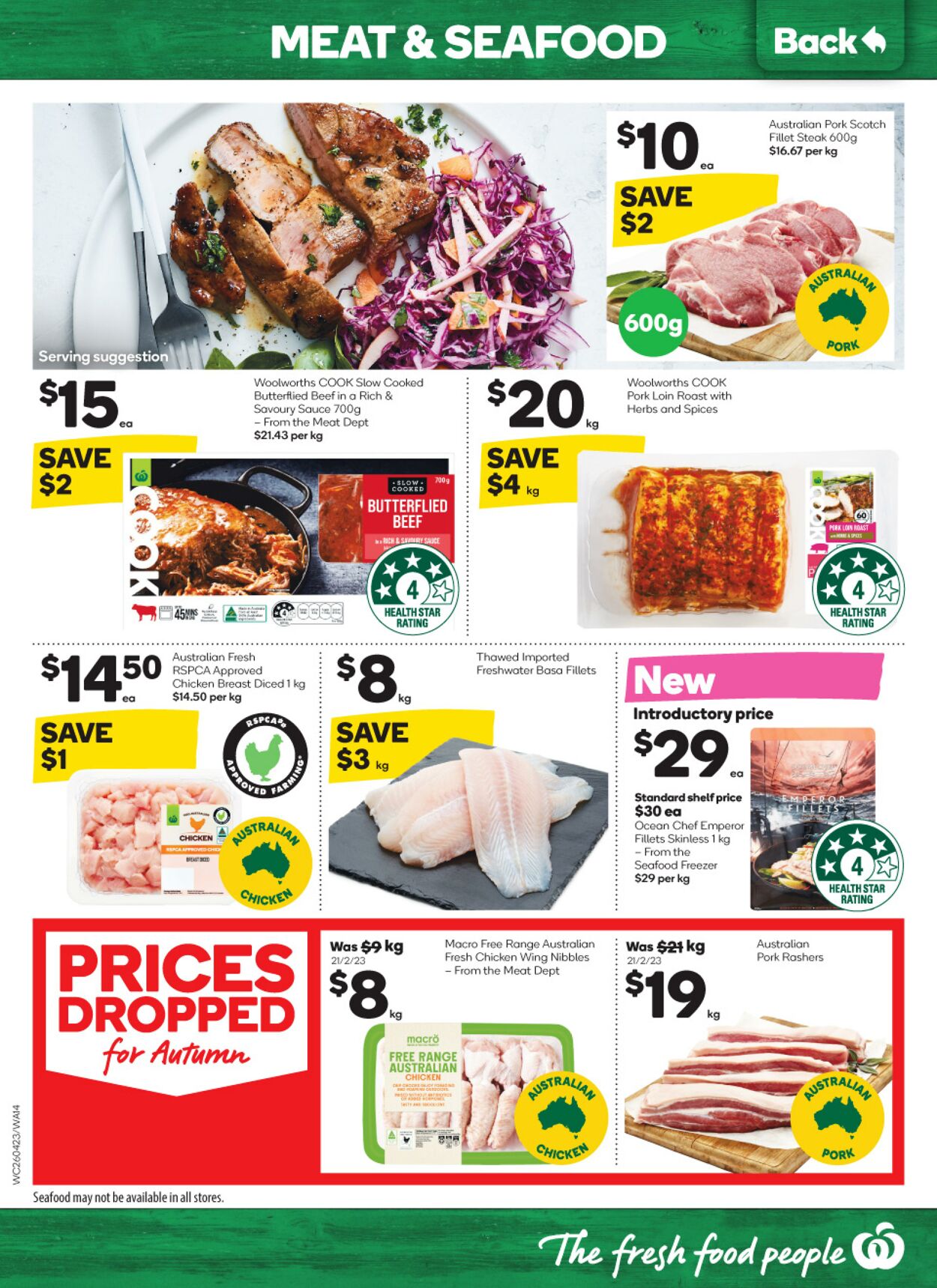 Catalogue Woolworths 26.04.2023 - 02.05.2023