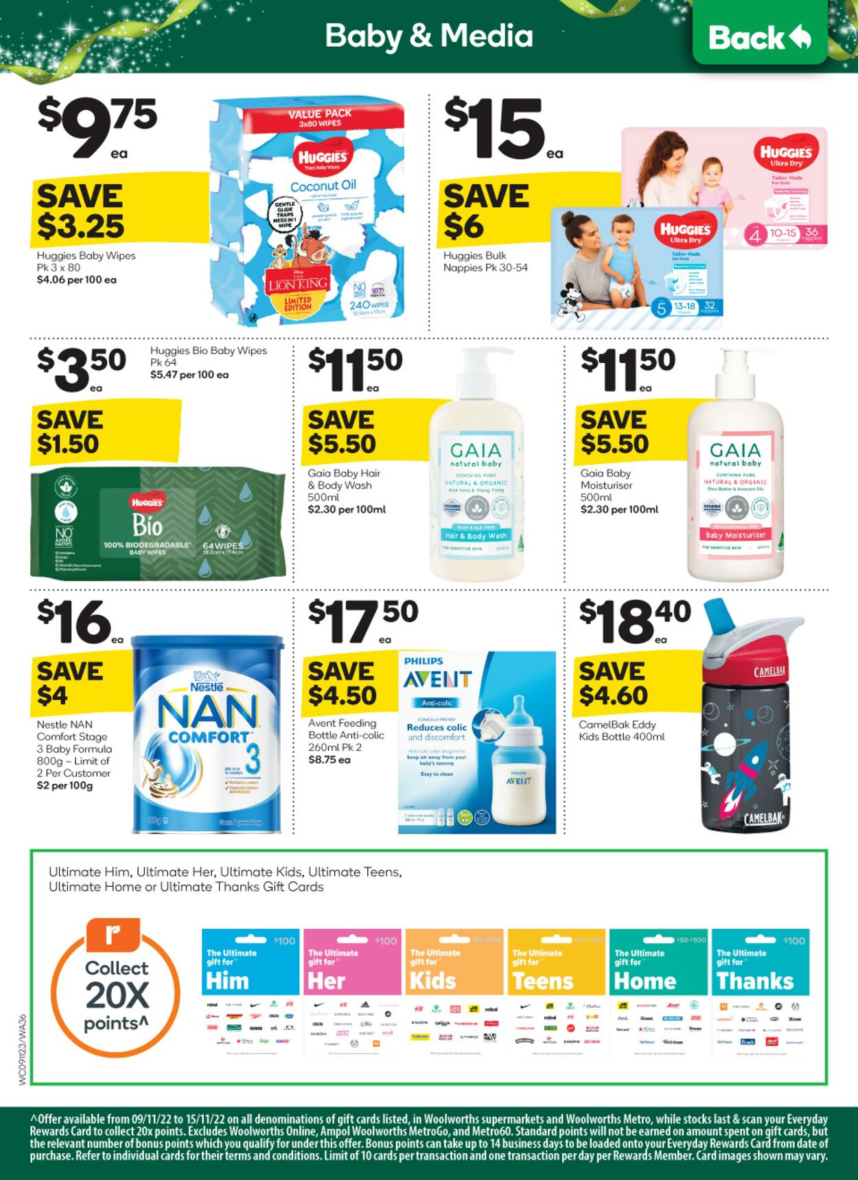 Catalogue Woolworths 09.11.2022 - 15.11.2022