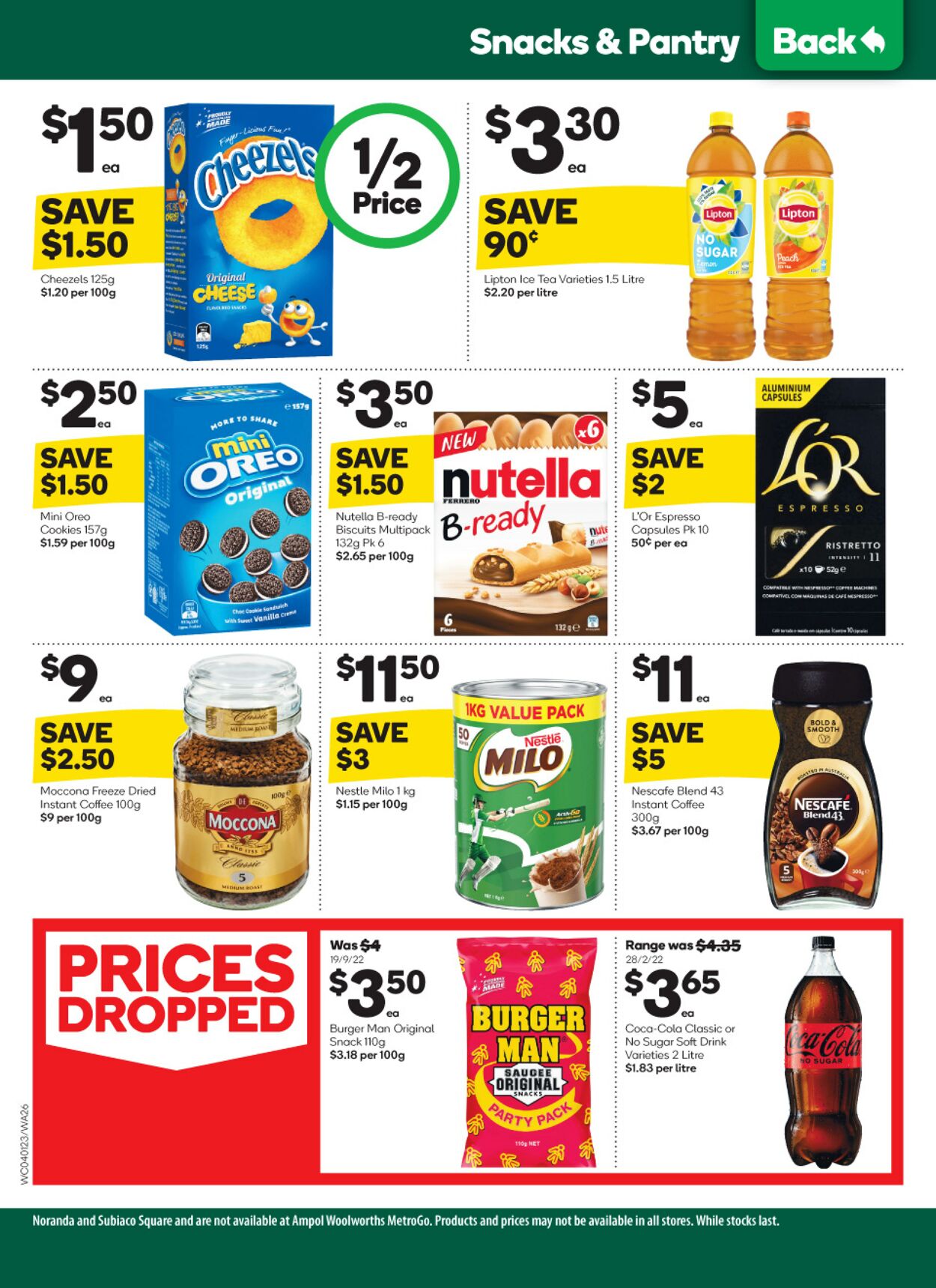 Catalogue Woolworths 04.01.2023 - 10.01.2023