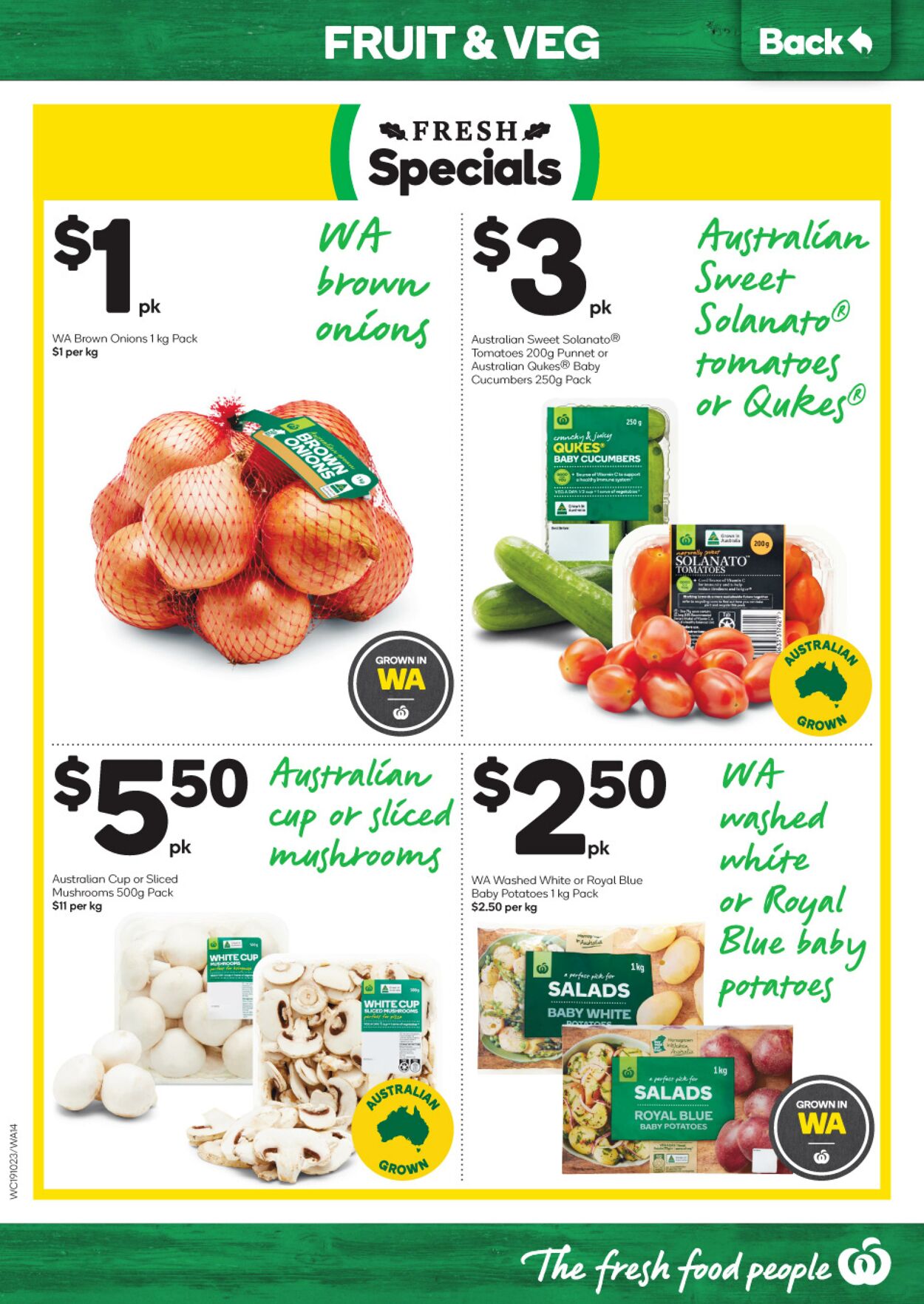 Catalogue Woolworths 19.10.2022 - 25.10.2022