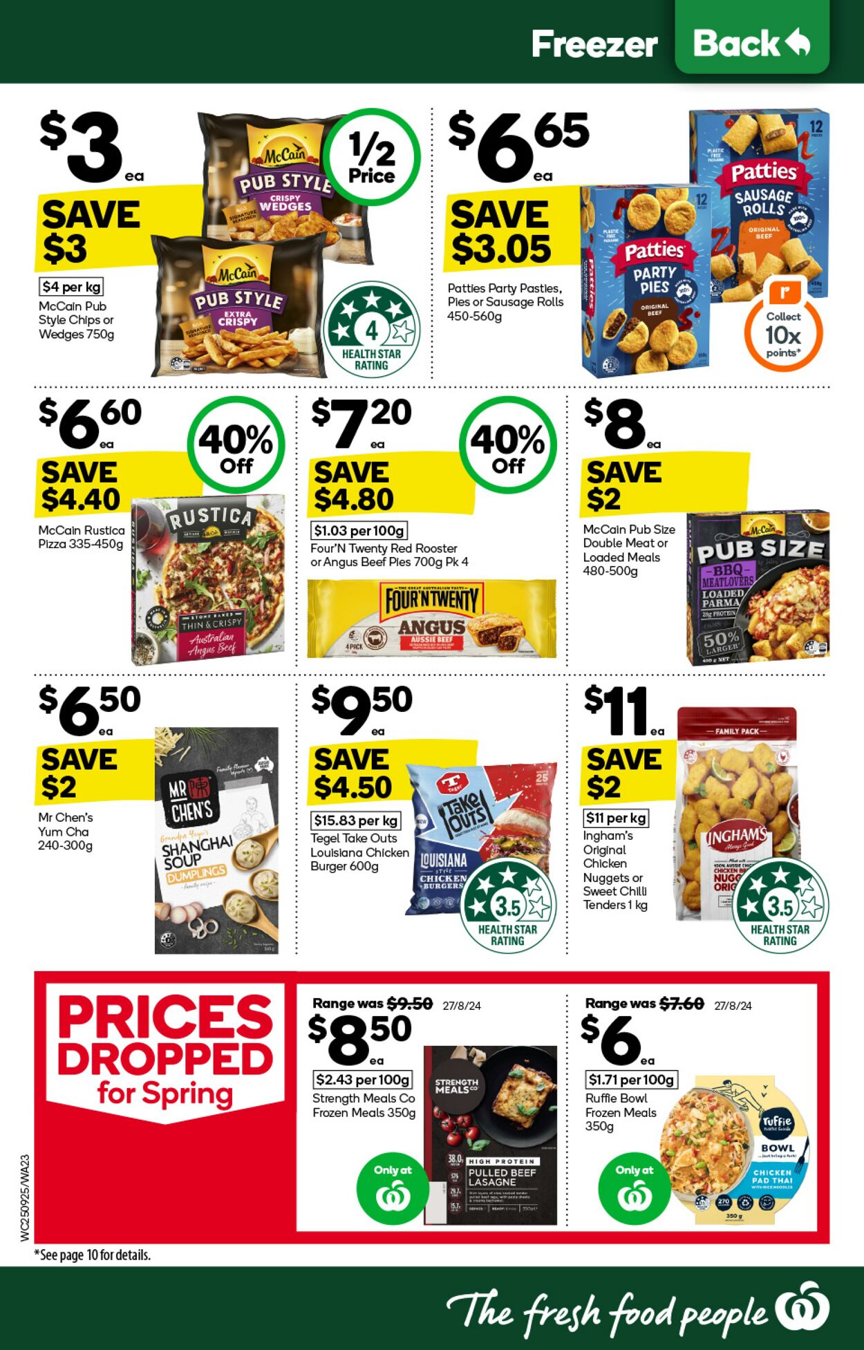 Catalogue Woolworths 25.09.2024 - 01.10.2024